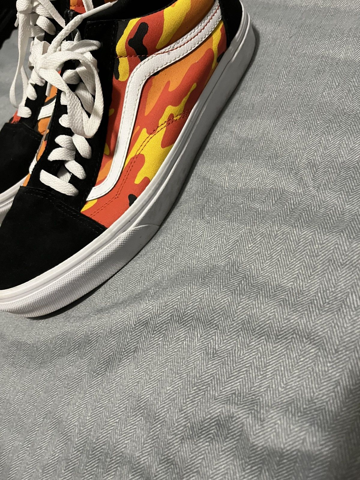 Vans Vans Old Skool Orange Camo Size US 10.5 / EU 43-44 - 6 Thumbnail