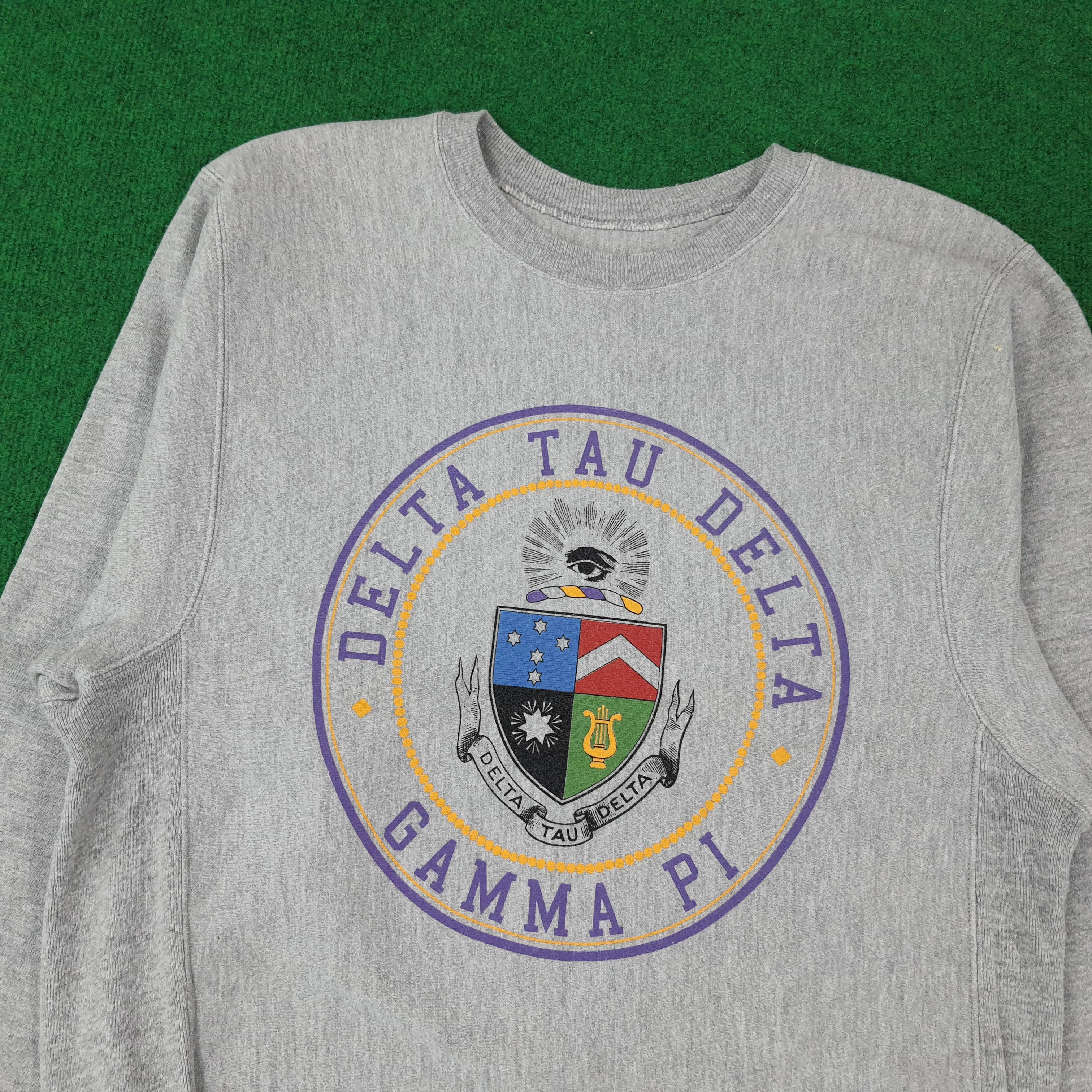 Champion Vintage Champion Delta Tau Delta Gamma Pi Sweathsirt C240N2 Size US M / EU 48-50 / 2 - 2 Thumbnail