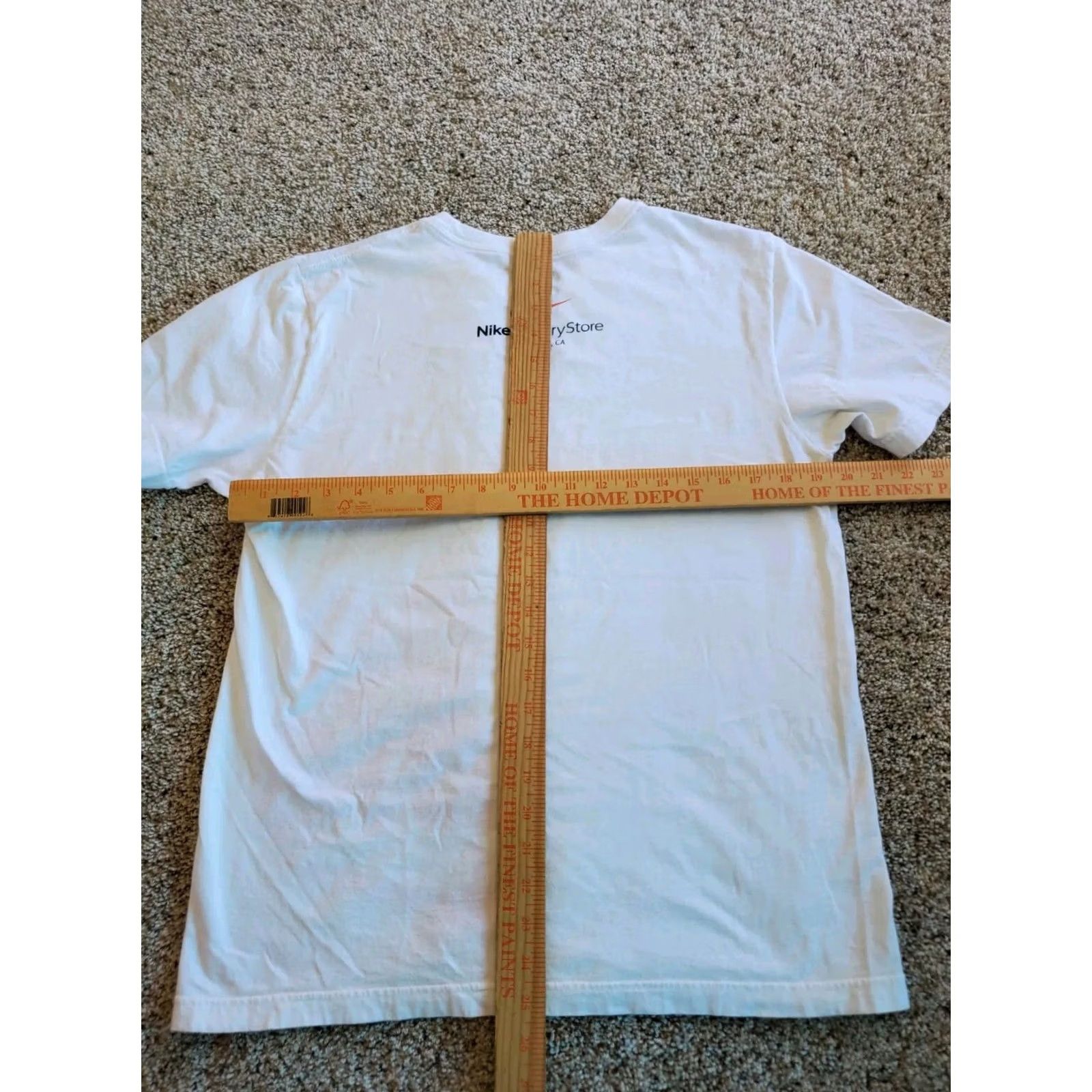 Nike VINTAGE Nike Shirt Mens M White Short Sleeve Barstow CA Y2K Size US M / EU 48-50 / 2 - 6 Thumbnail