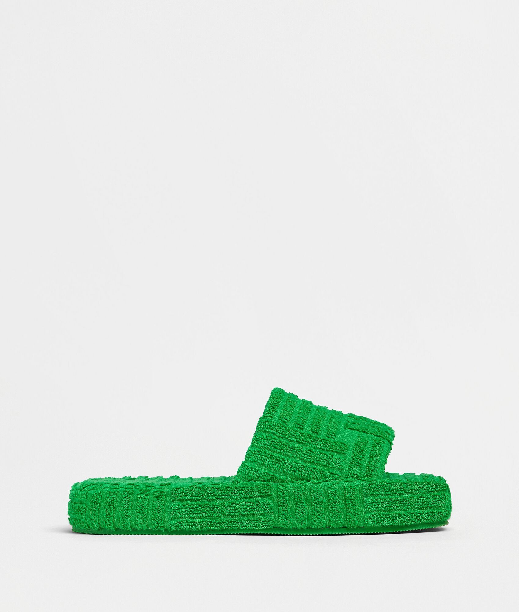 Bottega Veneta o1w1db10825 Resort Sponge Slides in Grass Size US 12 / EU 45 - 1 Thumbnail