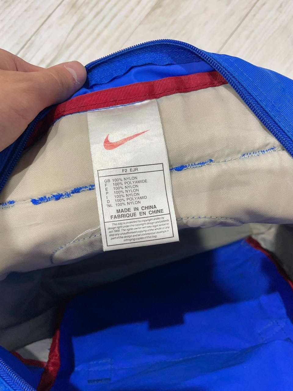 Nike Vintage Nike Backpack 90s Swoosh Size ONE SIZE - 21 Thumbnail