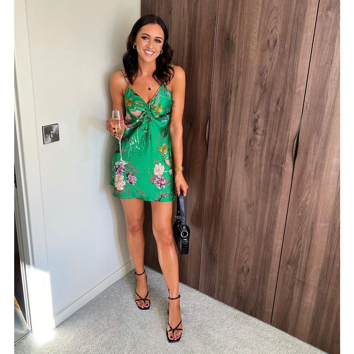 Zara ZARA Green Floral Slip Mini Dress NWT Blogger Favorite Size M / US 6-8 / IT 42-44 - 13 Thumbnail