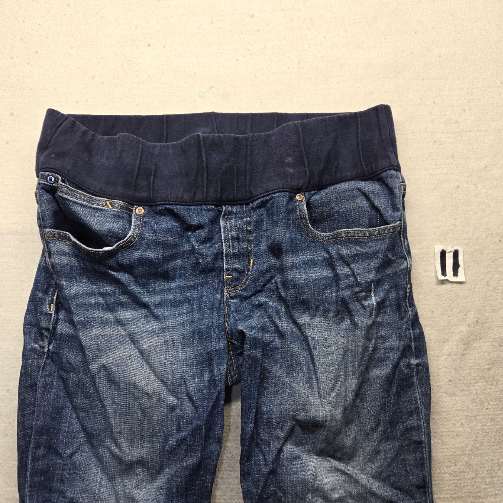 Gap Gap Jeans Denim Skinny Women Size 10 26in Inseam Blue Dark Wash Stretch 5-Pocket Size 32" / US 10 / IT 46 - 2 Thumbnail