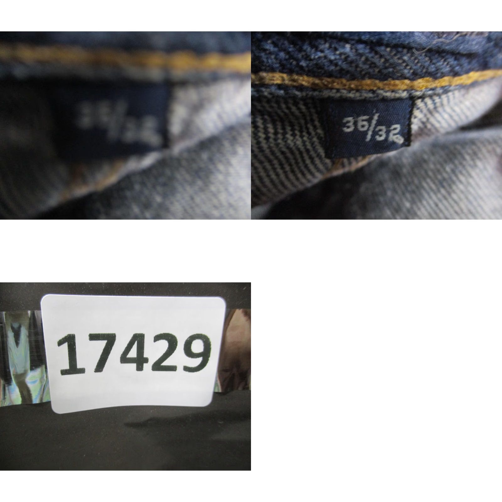 Tommy Hilfiger VINTAGE Tommy Jeans Jeans Mens 36x32 Blue Denim 100% Cotton Y2K 00s Size US 36 / EU 52 - 9 Thumbnail