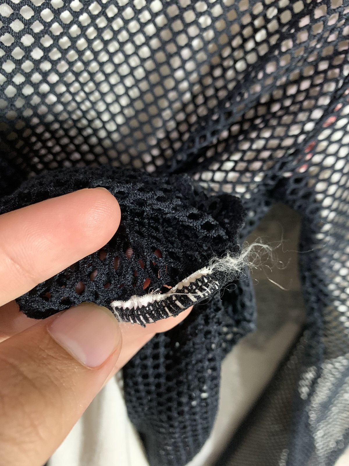 Beauty Beast × Japanese Brand Japanese Undefined Fishnet Hoodies Size US M / EU 48-50 / 2 - 6 Thumbnail