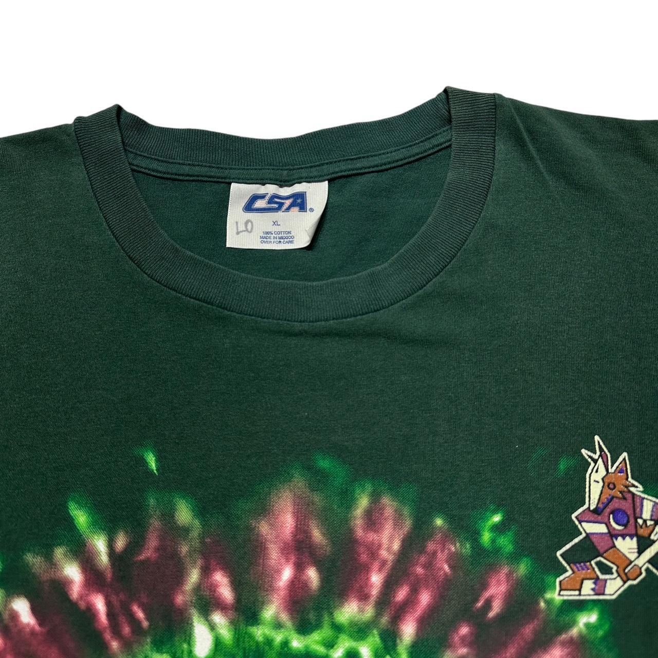 NHL × Vintage Vintage Phoenix Coyotes Tie-Dye T-Shirt Size US XL / EU 56 / 4 - 4 Thumbnail