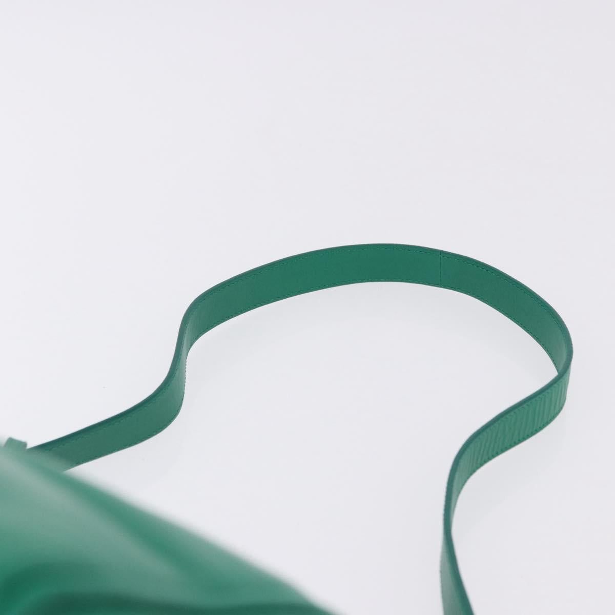 Saint Laurent Paris SAINT LAURENT Classic Duffle Bag Leather 2way Green Gold Size ONE SIZE - 16 Thumbnail