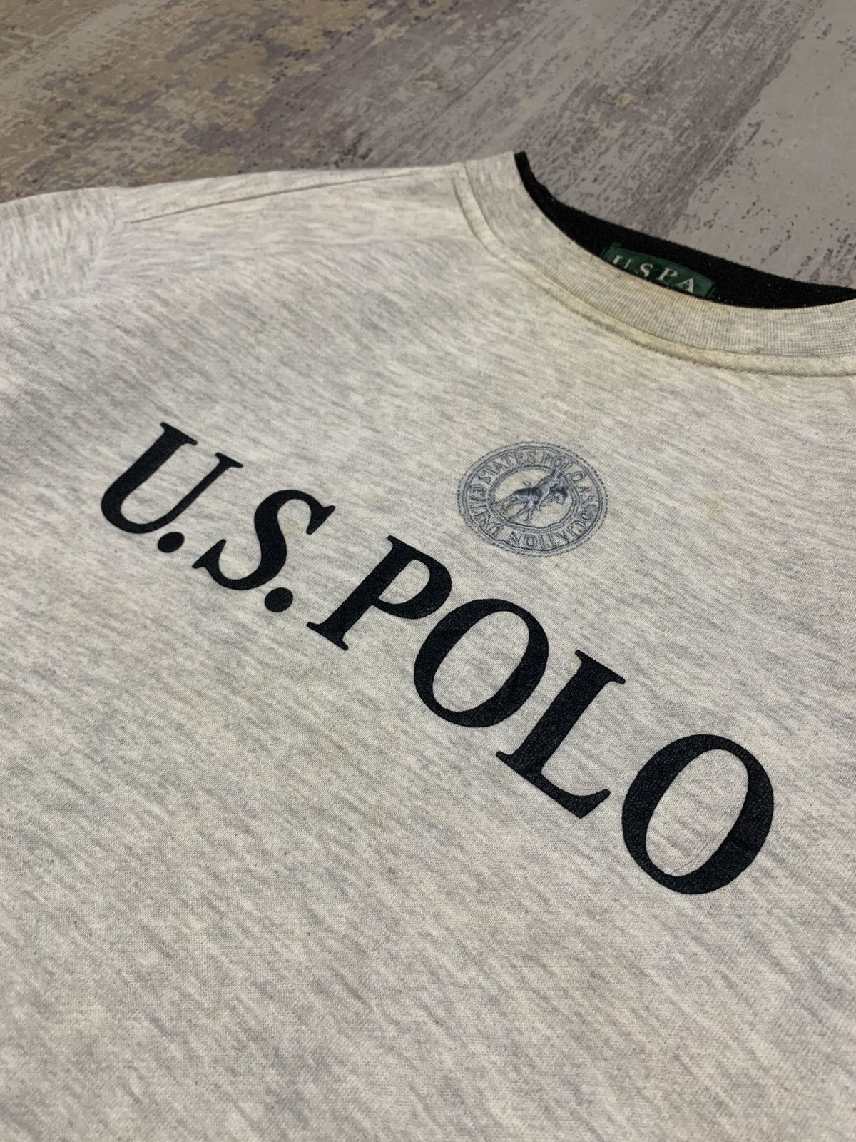 U.S. Polo Assn. × Vintage Vintage US. Polo Spell Out Embroidery Sweatshirt Large Size US M / EU 48-50 / 2 - 2 Thumbnail