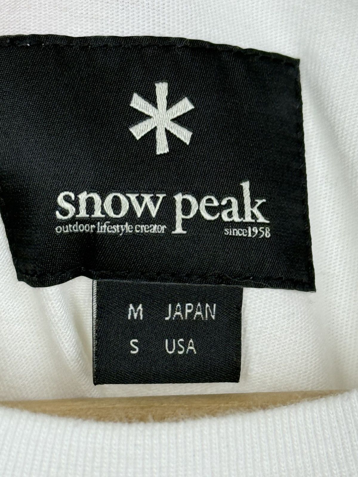 Snow Peak Snow Peak Graphic T-Shirt White Japanese Outdoor Brand Size US S / EU 44-46 / 1 - 6 Thumbnail