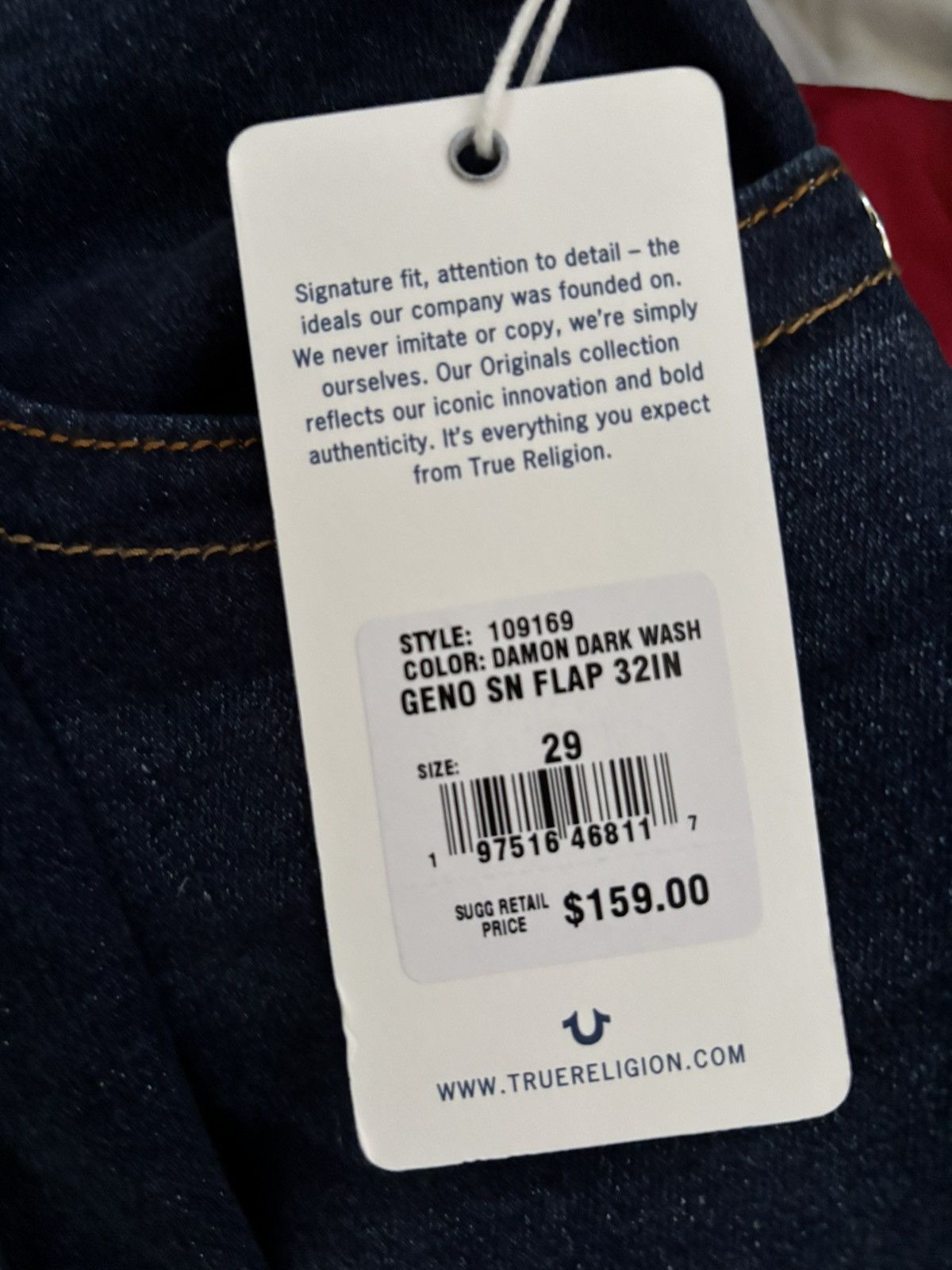 True Religion True Religion Dark Blue Size US 29 - 5 Thumbnail