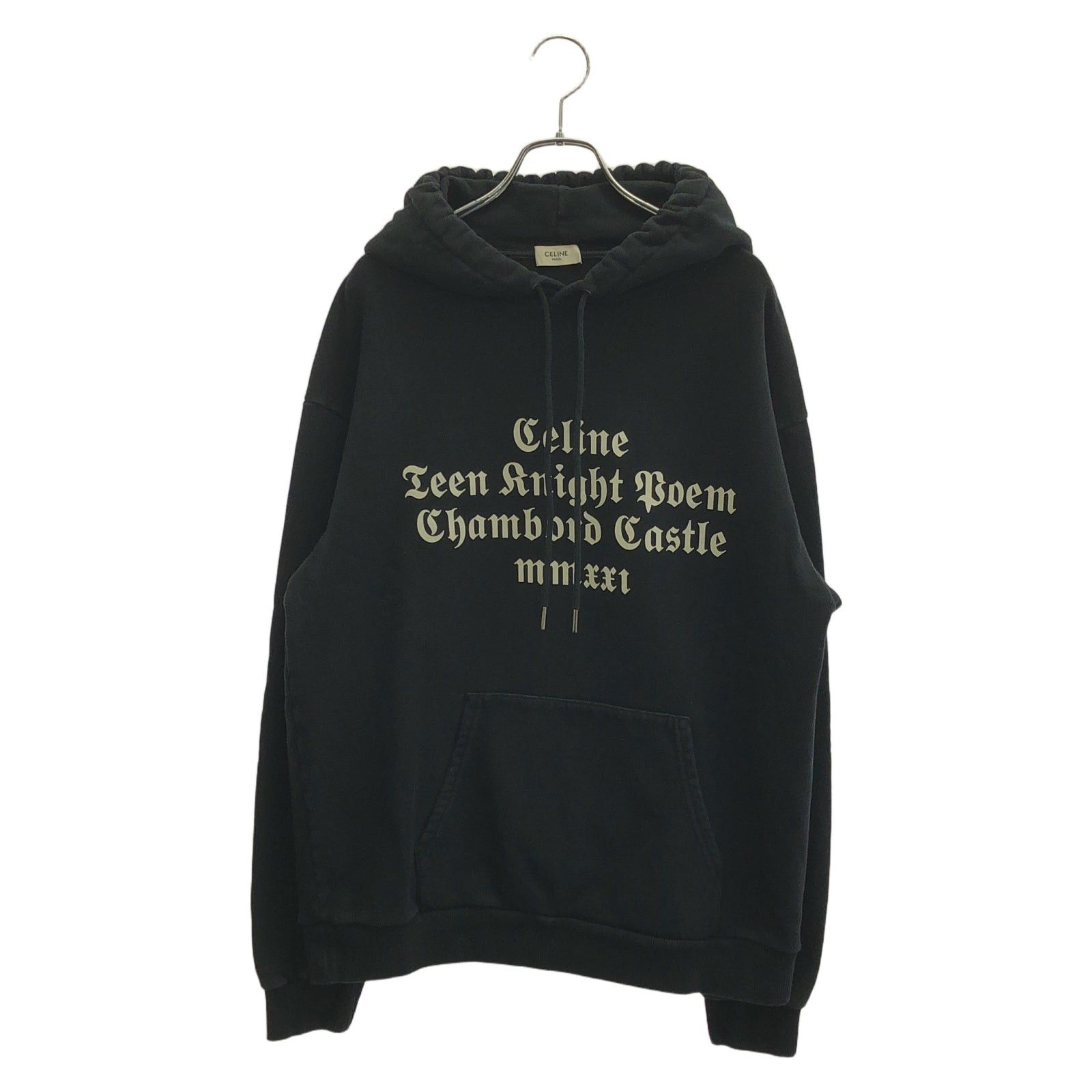 Celine Celine Pullover Hoodie Parker Cotton Black Size ONE SIZE - 1 Thumbnail