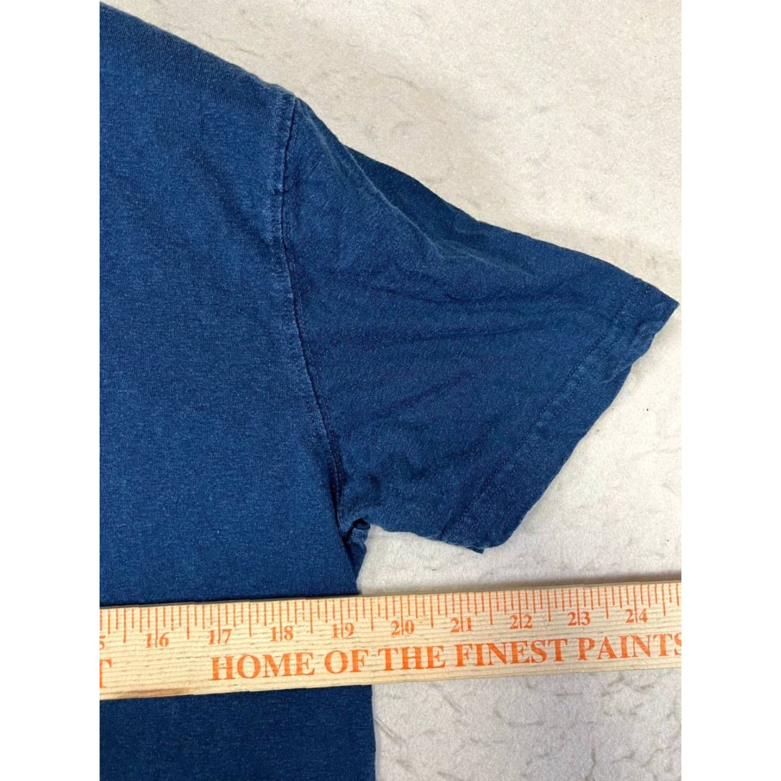 Vintage Frank & Oak Mens Slim Fit Short Sleeve Basic T-Shirt Blue Medium Size US M / EU 48-50 / 2 - 3 Thumbnail