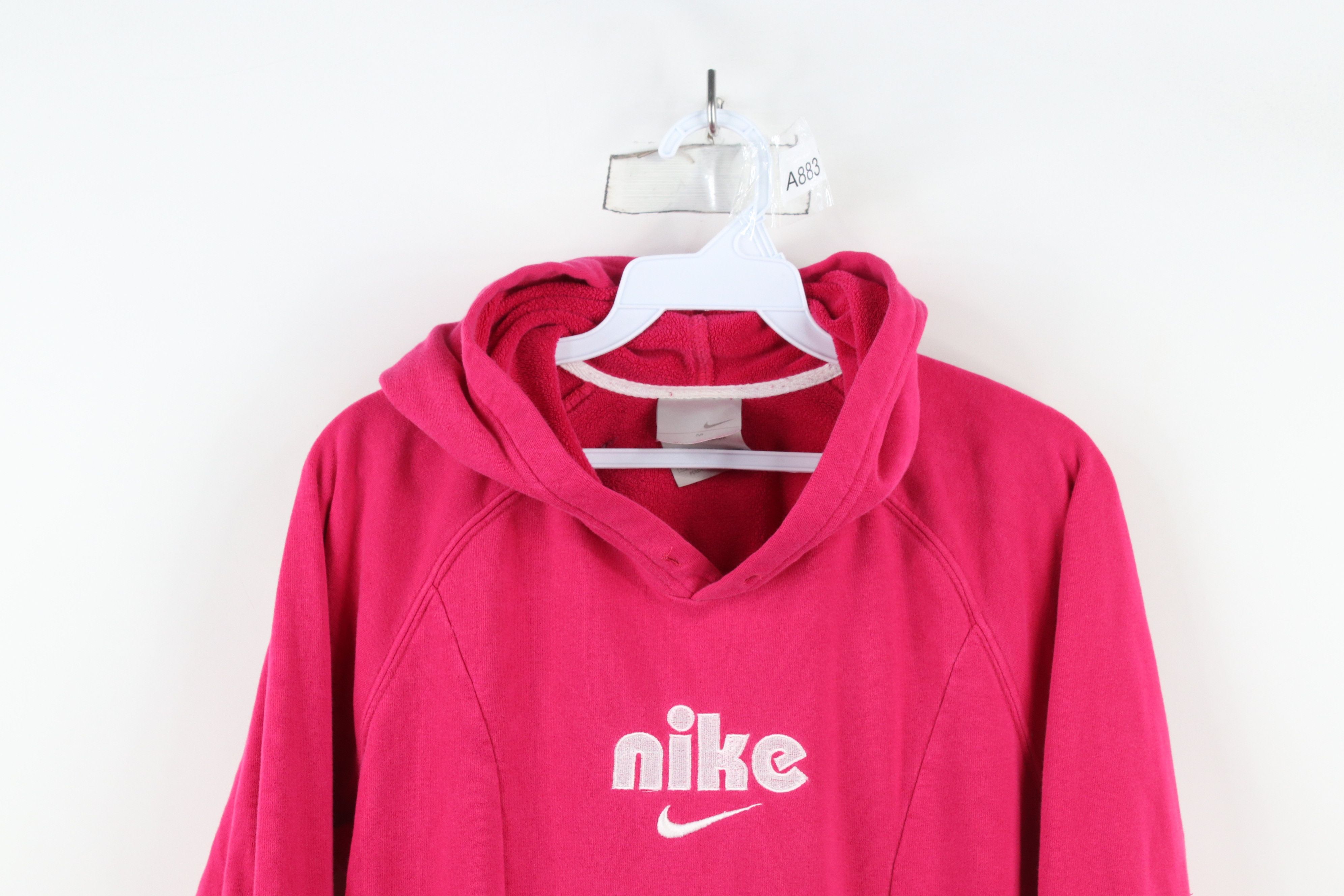 Nike × Vintage Vintage Y2K Nike Travis Center Swoosh Hoodie Sweatshirt Size M / US 6-8 / IT 42-44 - 2 Thumbnail
