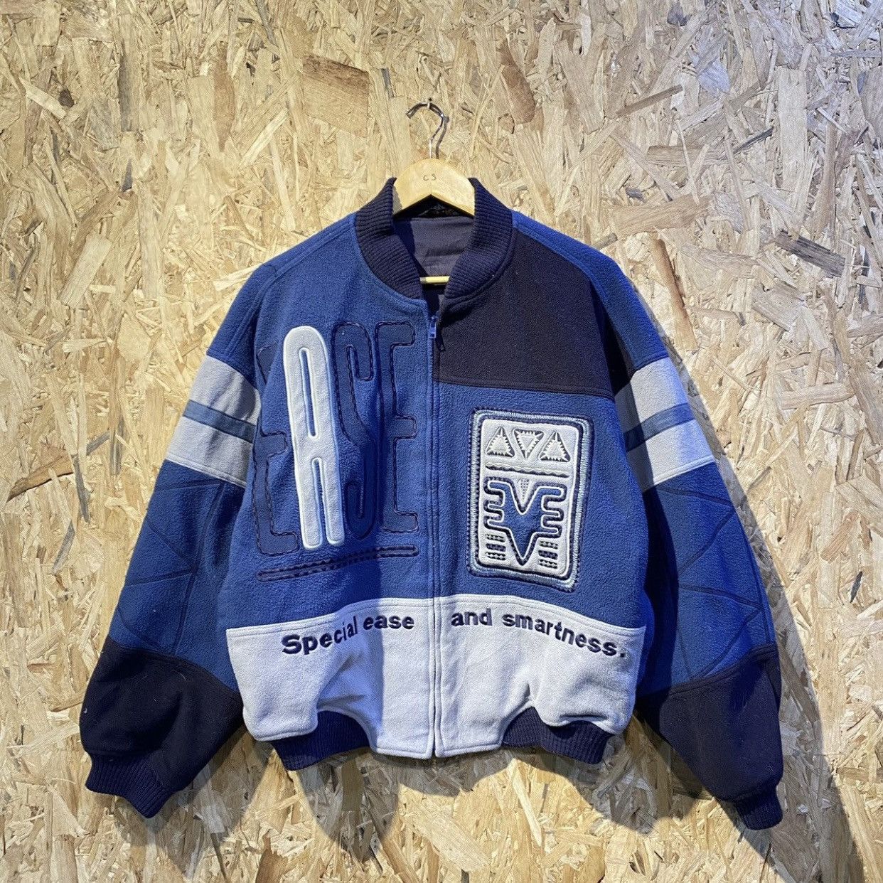 Japanese Brand × Vintage Vintage santa fe beautiful fleece bomber boxy jackets Size US L / EU 52-54 / 3 - 1 Thumbnail