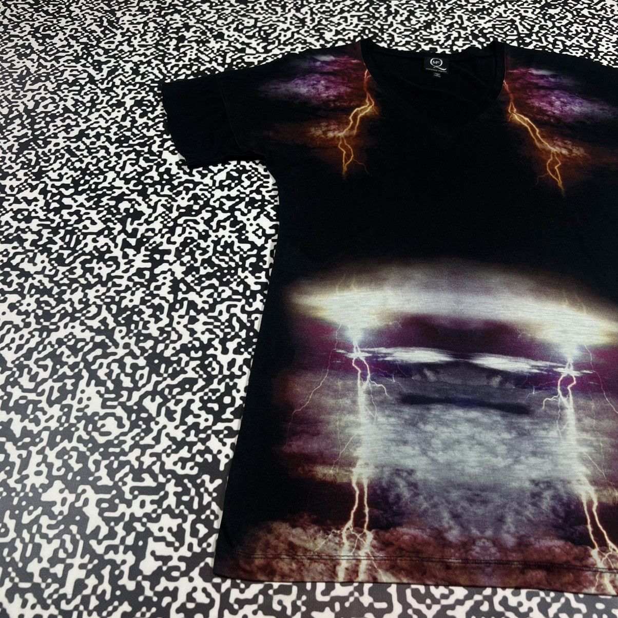 Vintage Y2K Alexander McQueen Lighting Bolt Rare Mini Dress