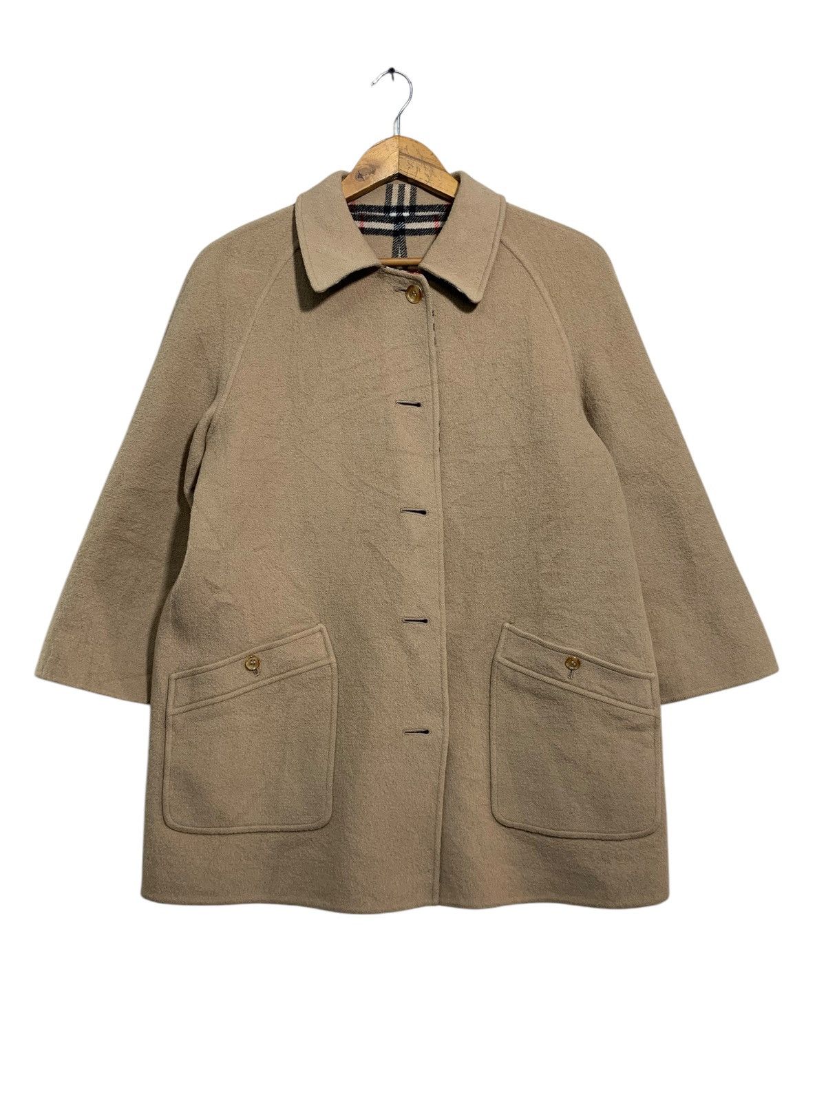 Burberry 🔥BURBERRY NOVACHECK WOOL REVERSIBLE JACKETS Size US M / EU 48-50 / 2 - 8 Thumbnail