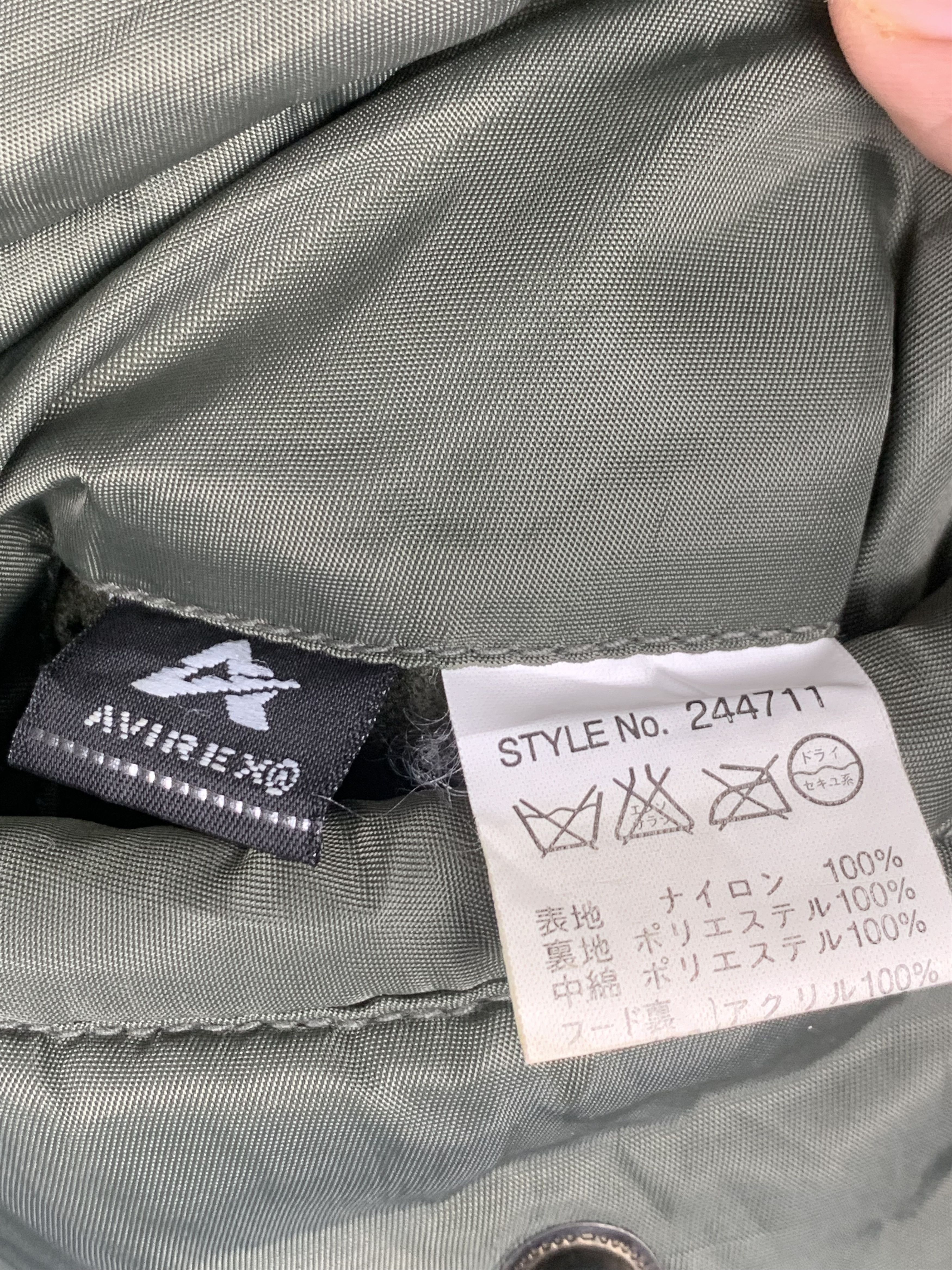 Avirex Vintage Avirex Sherpa Hoodie Bomber Parka Jacket J1204 Size US L / EU 52-54 / 3 - 8 Thumbnail