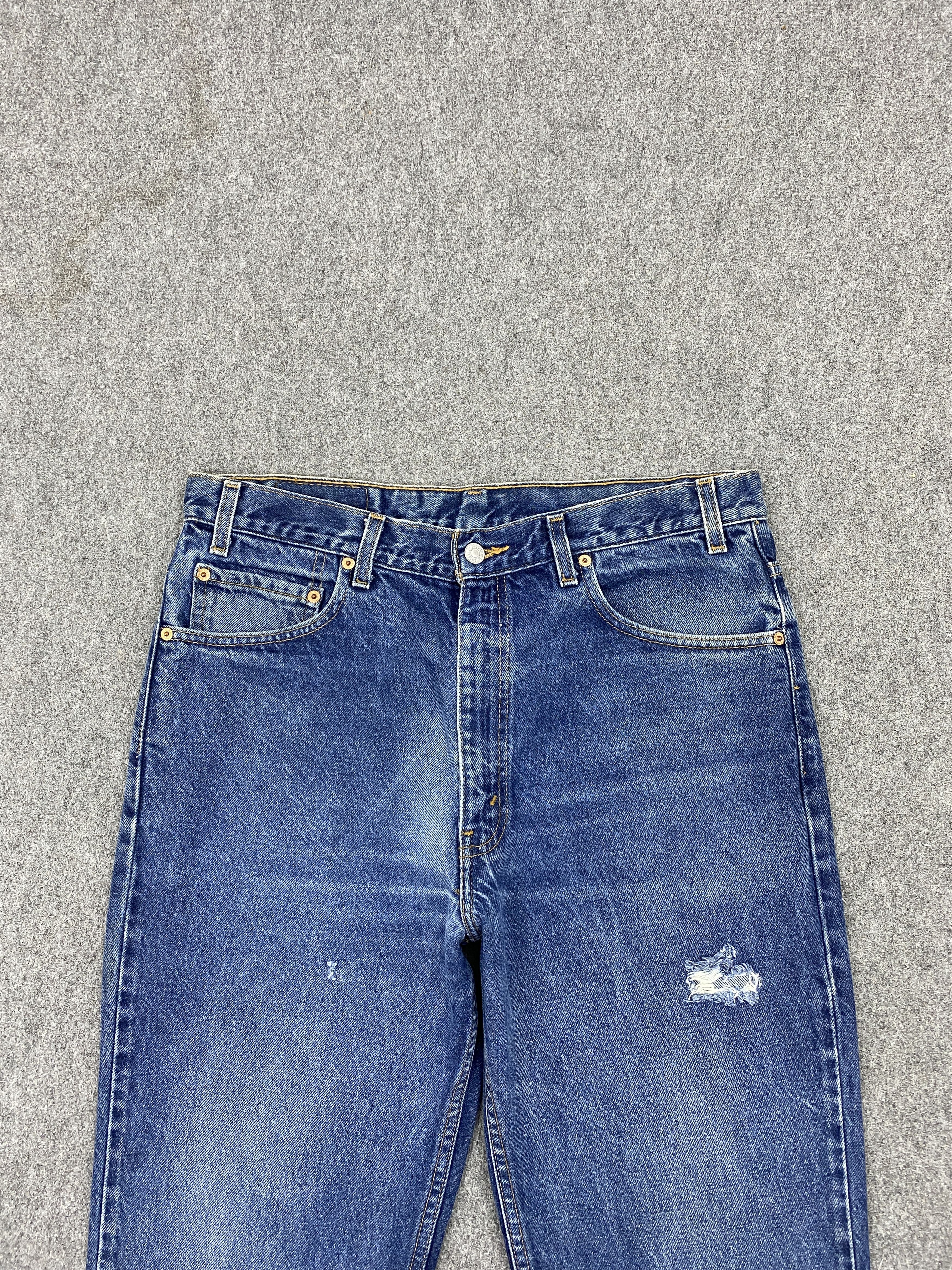 Levi's × Vintage Vintage 90s Levi's 517 Flare Bootcut Denim Jeans Size US 34 / EU 50 - 2 Thumbnail
