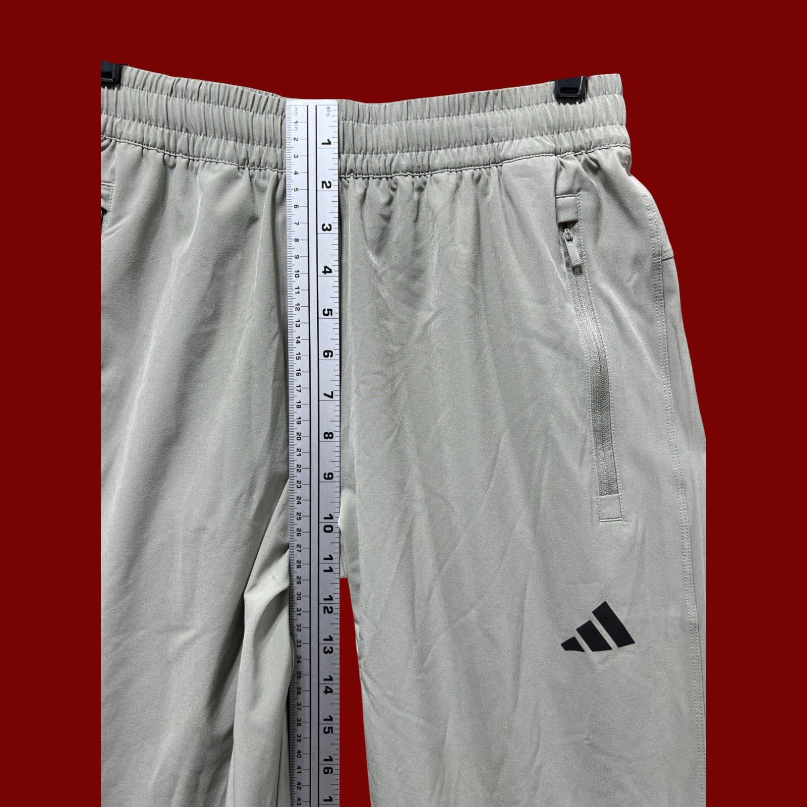 Adidas Adidas - Men's Mid-Rise Workout Pant - Light Green - Small Size ONE SIZE - 7 Thumbnail