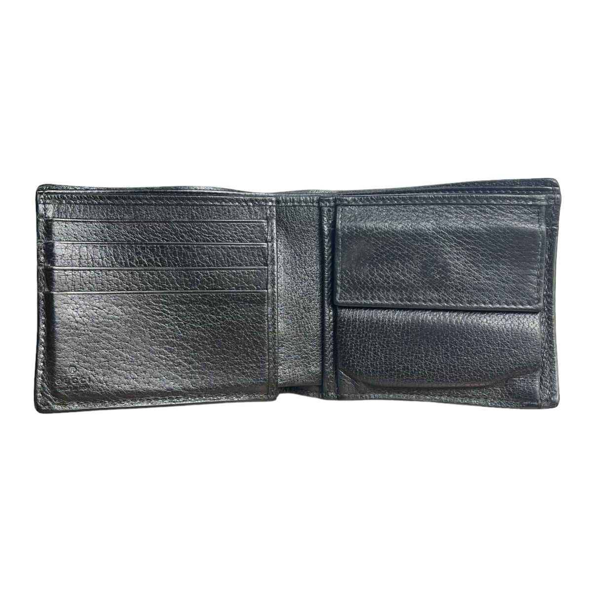 Gucci Gucci Techno Stripe Leather Bifold Wallet Size ONE SIZE - 3 Thumbnail