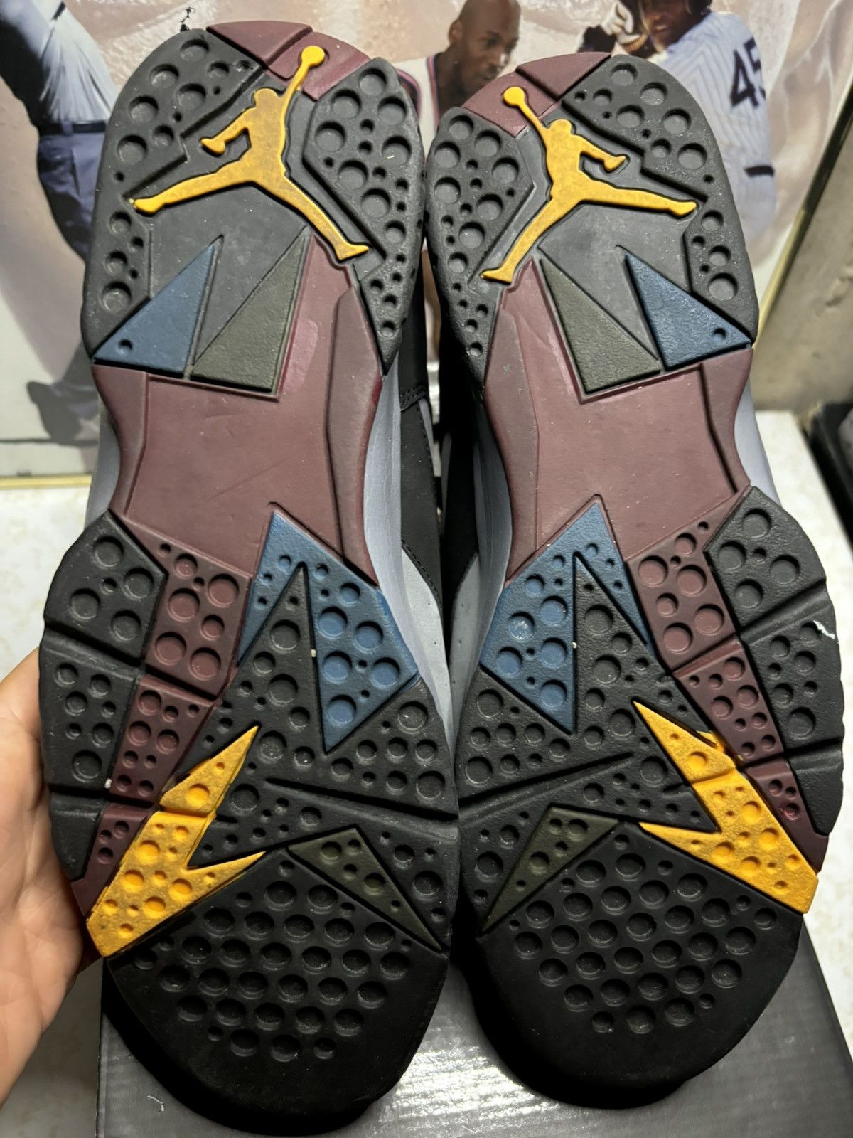 Jordan Brand Air Jordan 7 Retro 2011 Bordeaux 2011 Size US 12 / EU 45 - 5 Thumbnail
