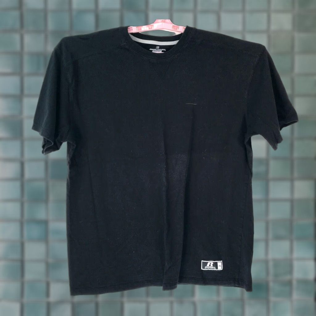Russell Athletic Russell Athletic Shirt Adult XL Black Casual Basic Mens Size US 36 / EU 52 - 1 Thumbnail