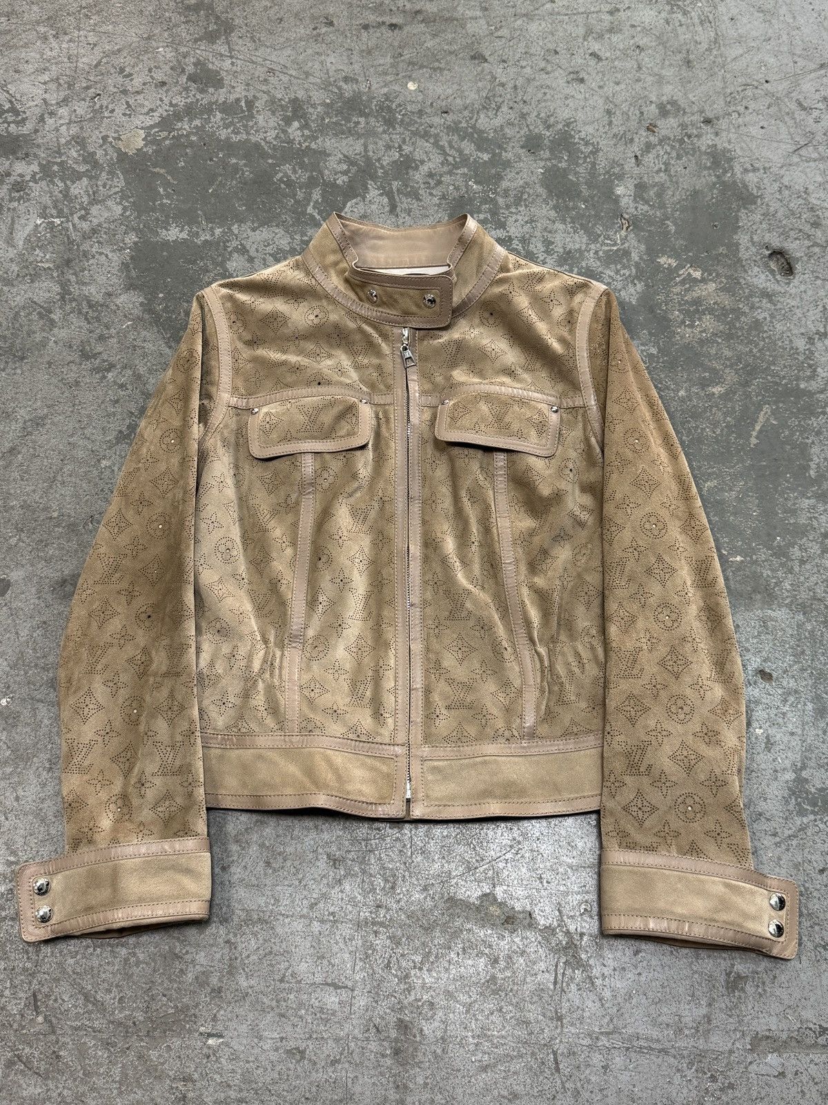 Louis Vuitton Louis Vuitton Biker Suede Leather Jacket Size M / US 6-8 / IT 42-44 - 1 Thumbnail