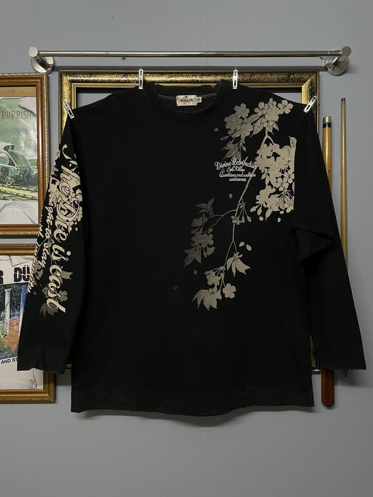 Designer × Japanese Brand × Vintage Vintage Japan Designer Karakuri Tamashi Evil Killer Sukajan Size US XL / EU 56 / 4 - 6 Thumbnail