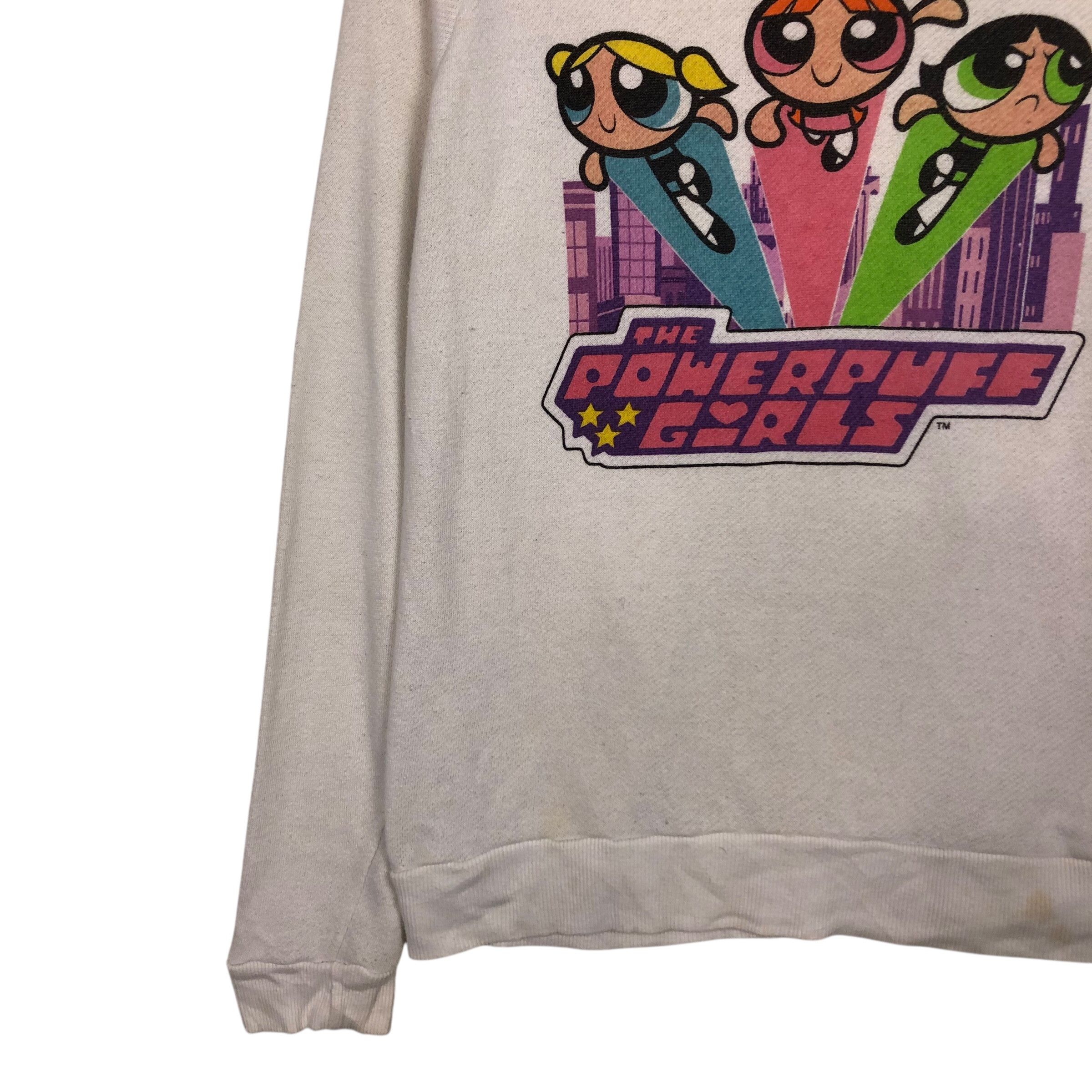 Japanese Brand 📌Vintage Sweatshirt Cartoon The Powerpuff Girls Big Logo Size US L / EU 52-54 / 3 - 5 Thumbnail
