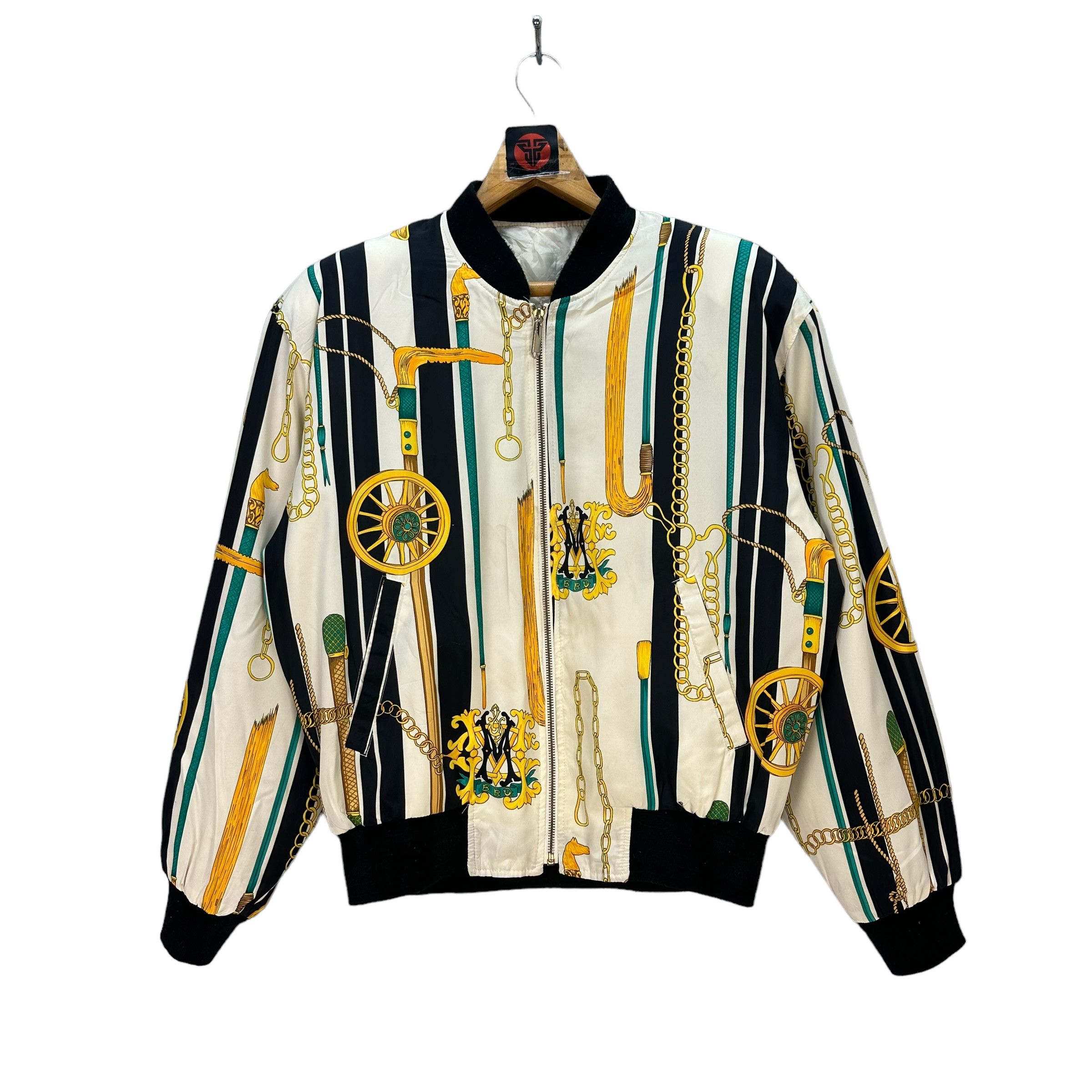 Japanese Brand LES ZA ZOUS BOMBER JACKET #7656-161 Size US M / EU 48-50 / 2 - 1 Thumbnail
