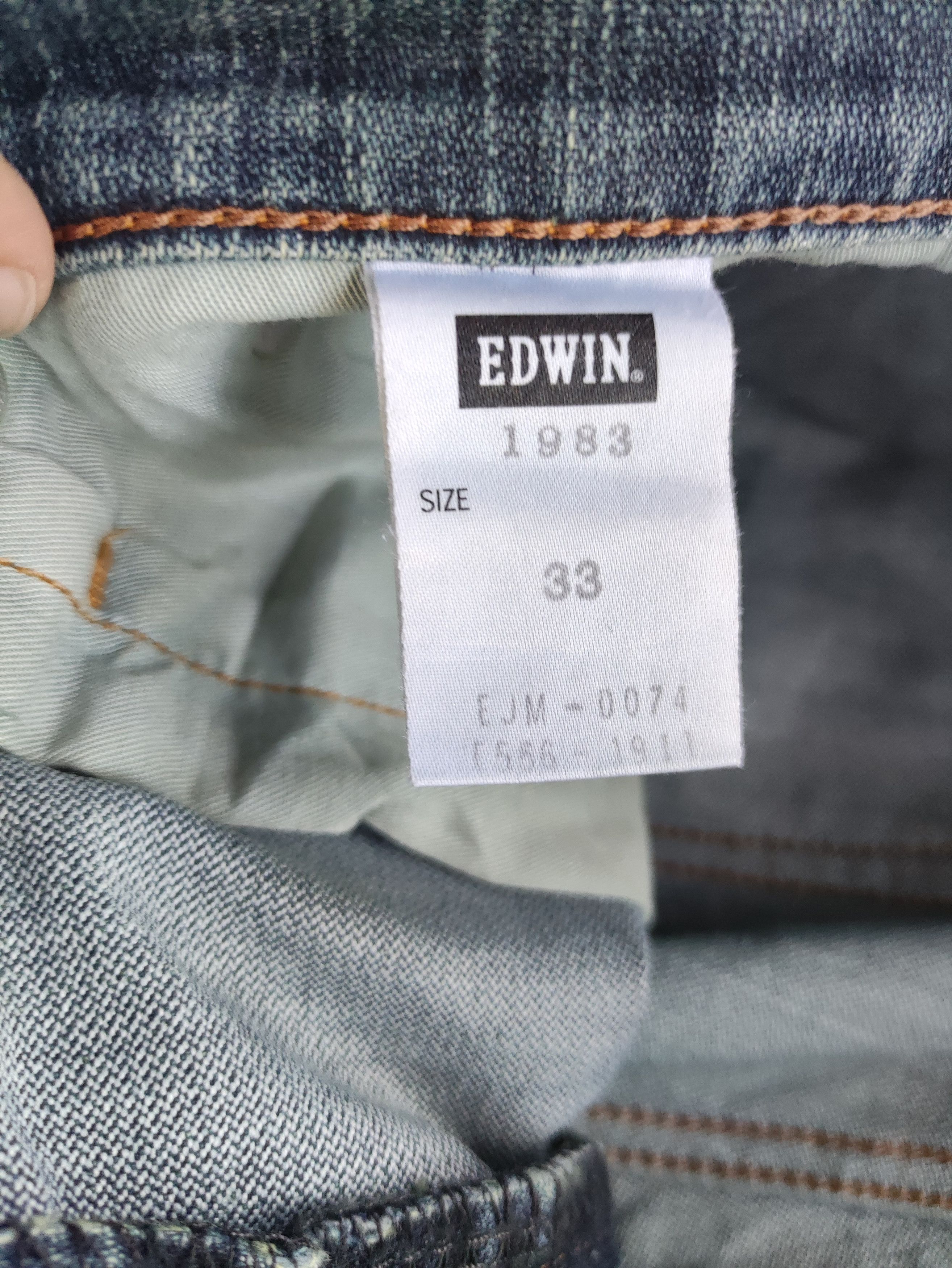 Edwin Vintage Edwin Jean Distressed Faded Denim Size US 32 / EU 48 - 7 Thumbnail