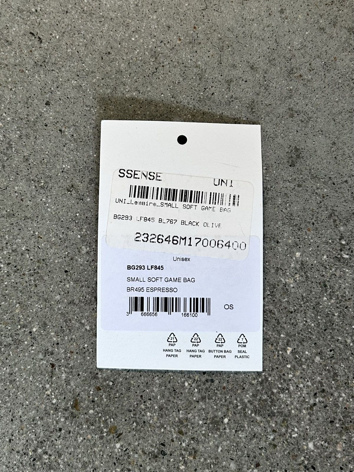 Lemaire Lemaire x SSENSE "Expresso" Small Soft Game Bag Size ONE SIZE - 9 Thumbnail