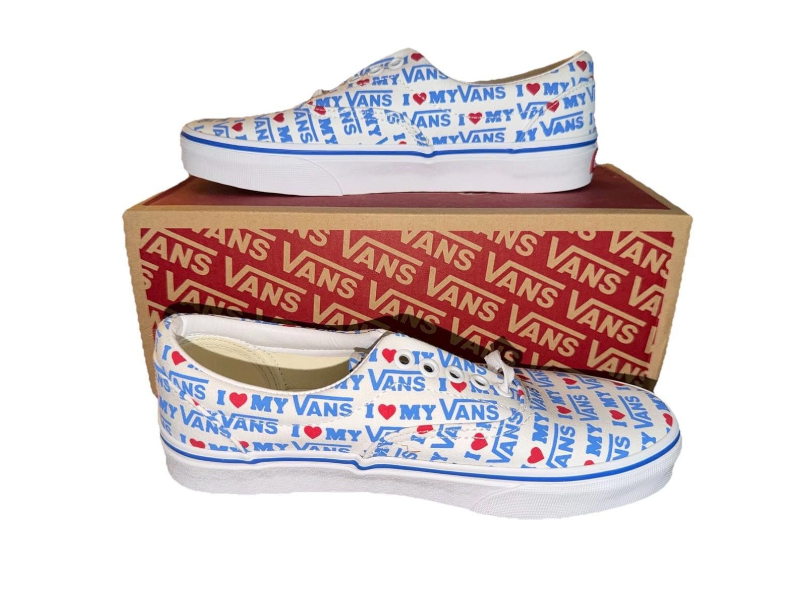 Vans Vans I Love My Vans White Canvas Sneakers Size US 7.5 / IT 37.5 - 3 Thumbnail