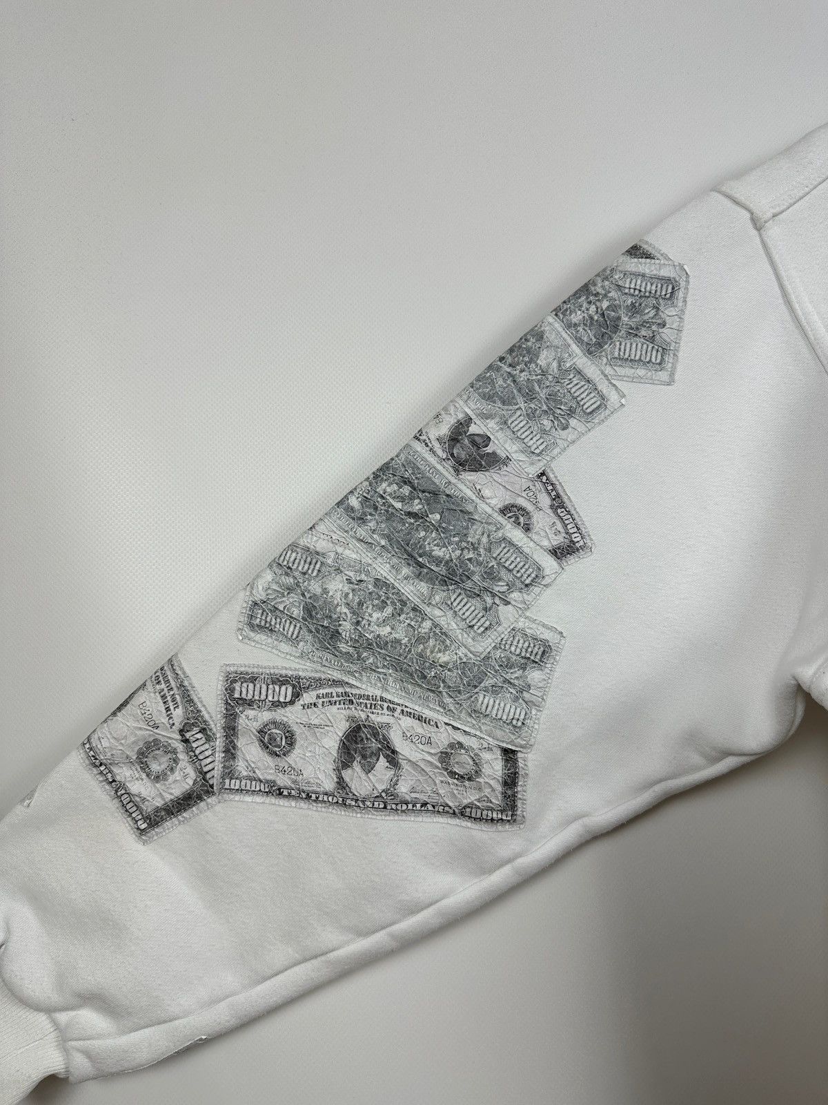 Karl Kani 90s Vintage Karl Kani Big Logo Dollar $ White Sweatshirt Size US S / EU 44-46 / 1 - 11 Thumbnail