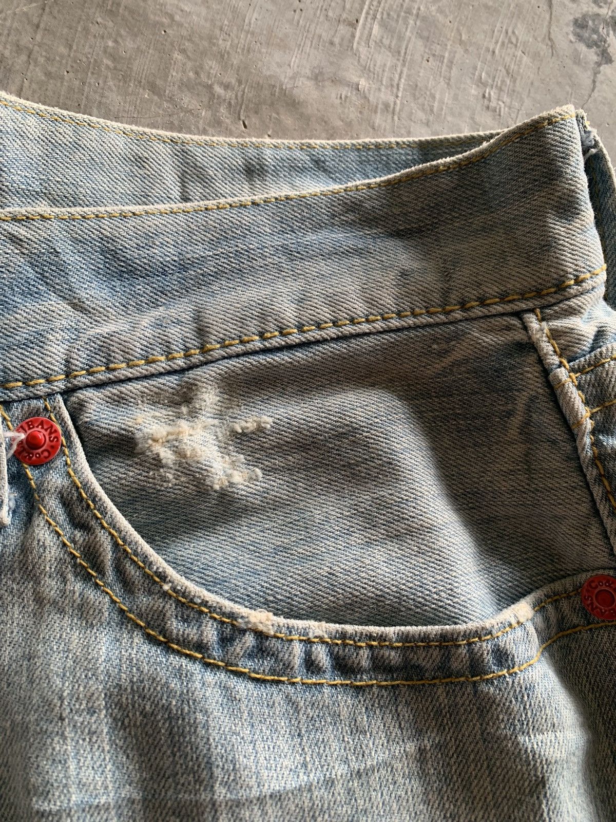 Hysteric Glamour Y2K CO&LU baggy style jeans backhit design Size US 34 / EU 50 - 9 Thumbnail