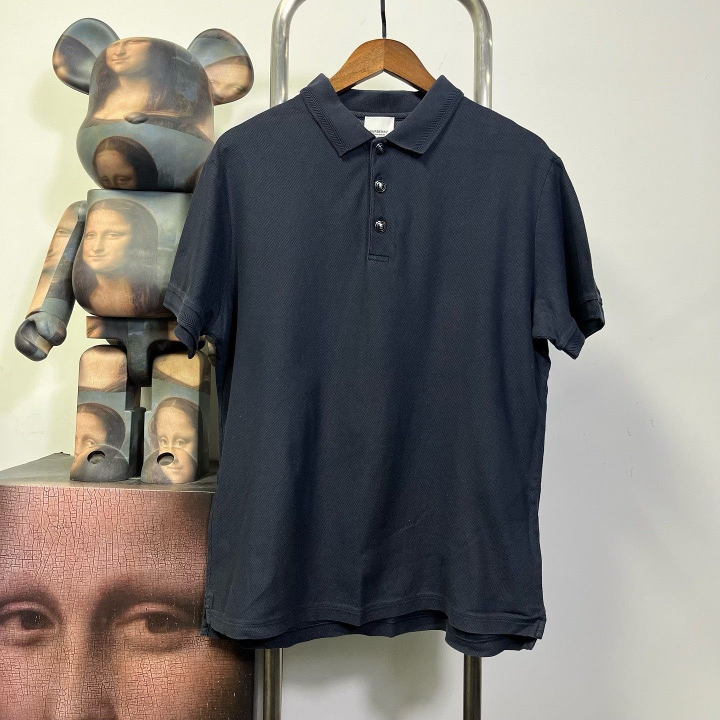 Burberry Burberry Metallic Gold Polo l Men Size US L / EU 52-54 / 3 - 1 Thumbnail