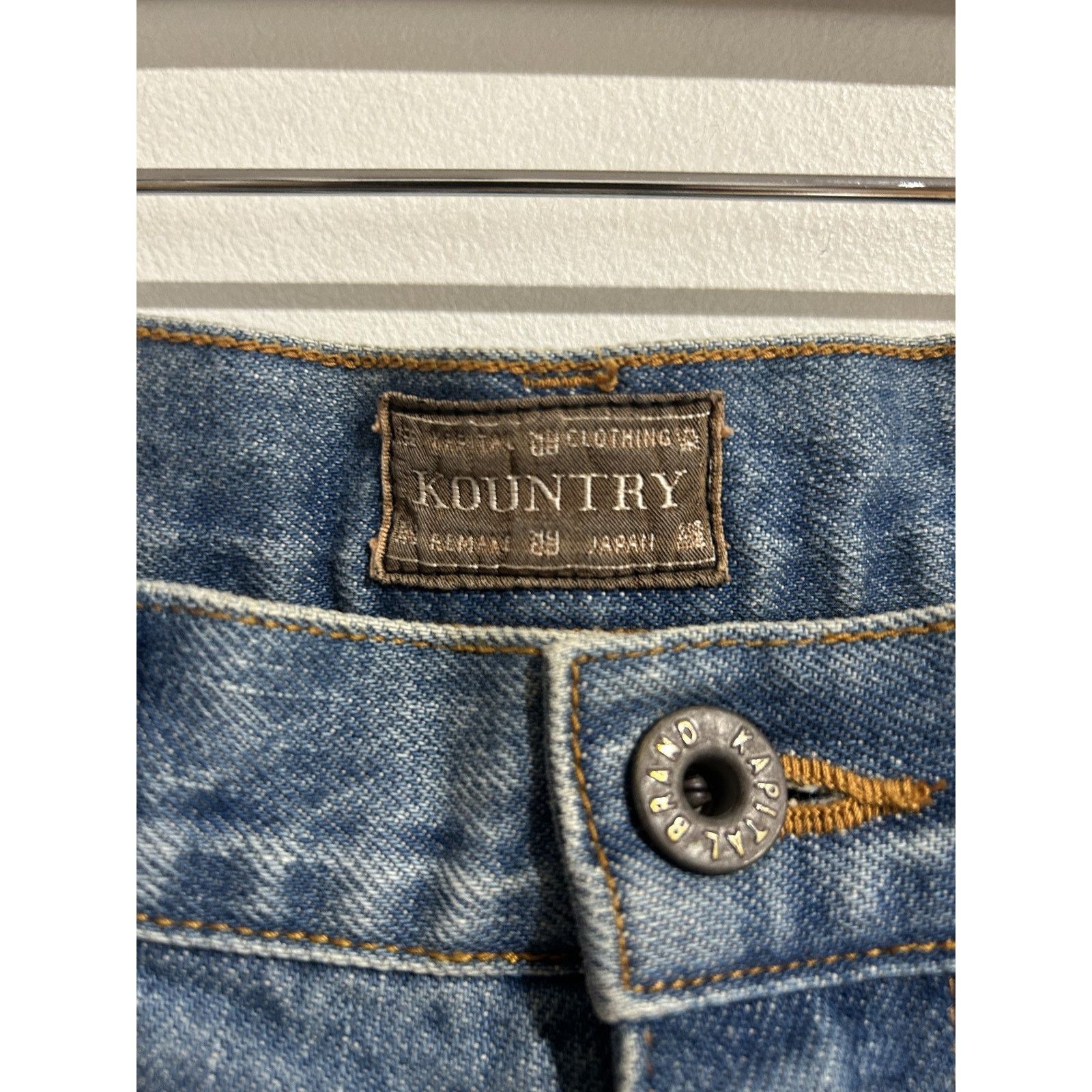 Kapital KAPITAL GEMSTONE STUDDED CARPENTER SHORTS SIZE 36 PREOWNED Size US 36 / EU 52 - 4 Thumbnail