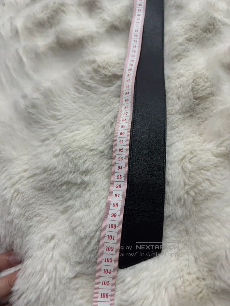 Saint Laurent Paris Saint Laurent Paris size 85 Double Ring Leather Belt Size ONE SIZE - 9 Thumbnail