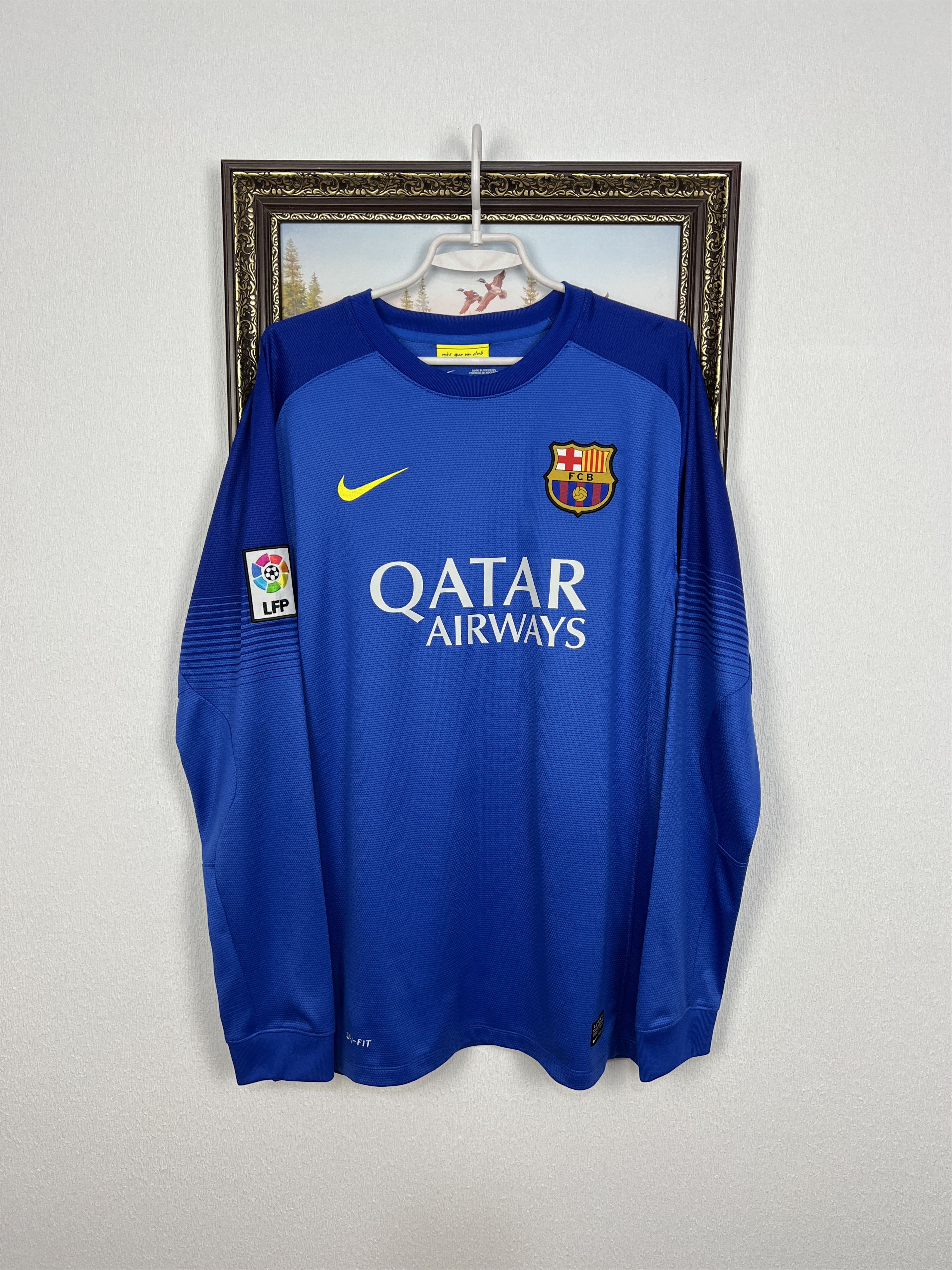 Nike Barcelona Goalkeeper football shirt 2013 #13 C. Bravo Nike Size US L / EU 52-54 / 3 - 3 Thumbnail