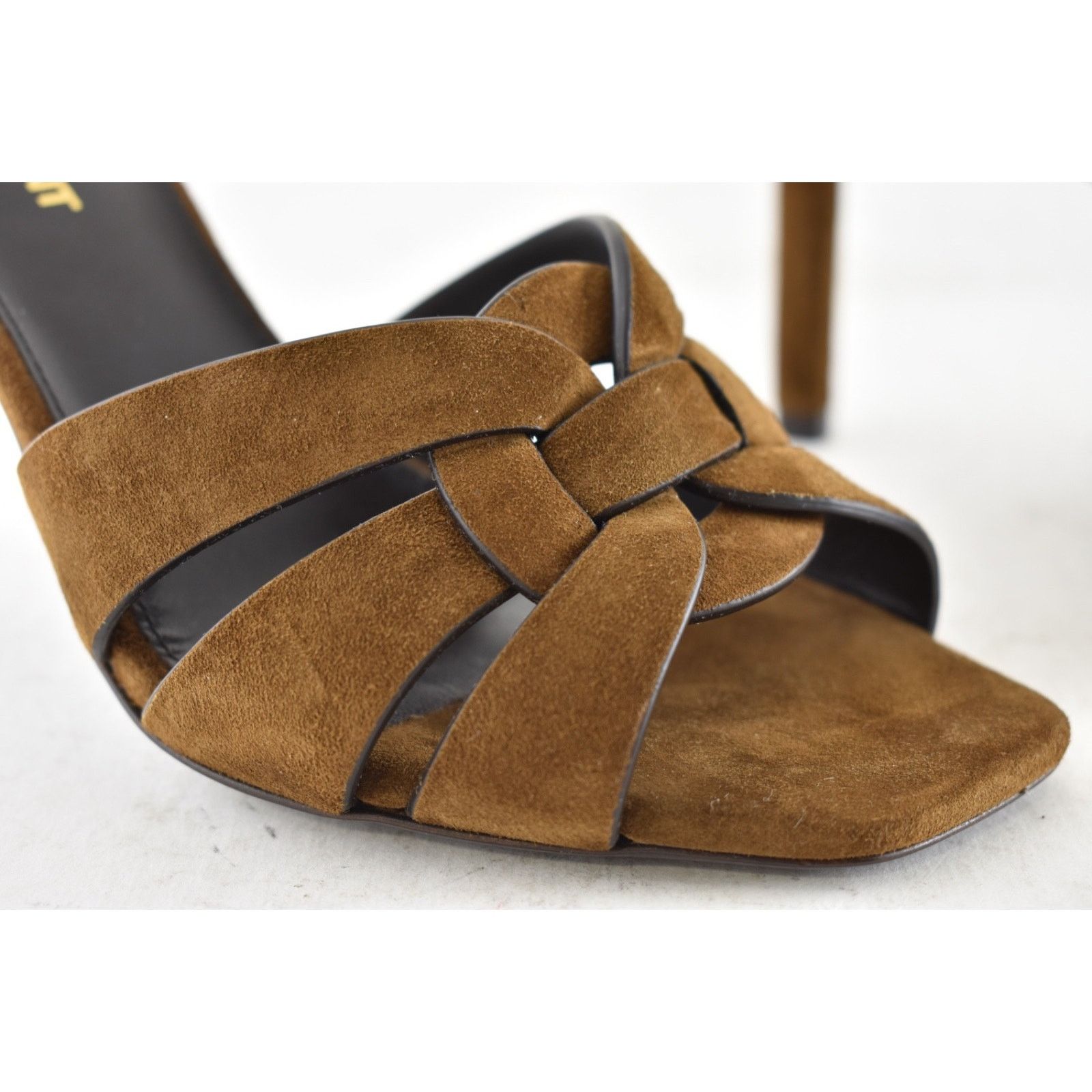 Yves Saint Laurent Saint Laurent Tribute 85 Mule Land Brown Suede Pump 40.5 Size US 10.5 / IT 40.5 - 7 Thumbnail