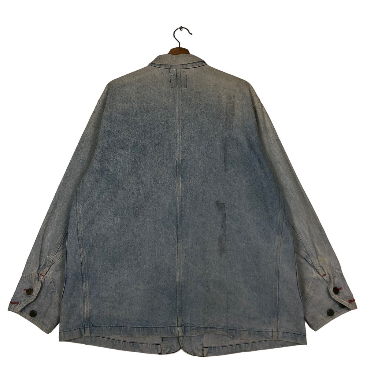 Sugar Cane 🔥VINTAGE DENIM CHORE JACKET SUGAR CANE WESTERN WEAR USA Size US L / EU 52-54 / 3 - 8 Thumbnail