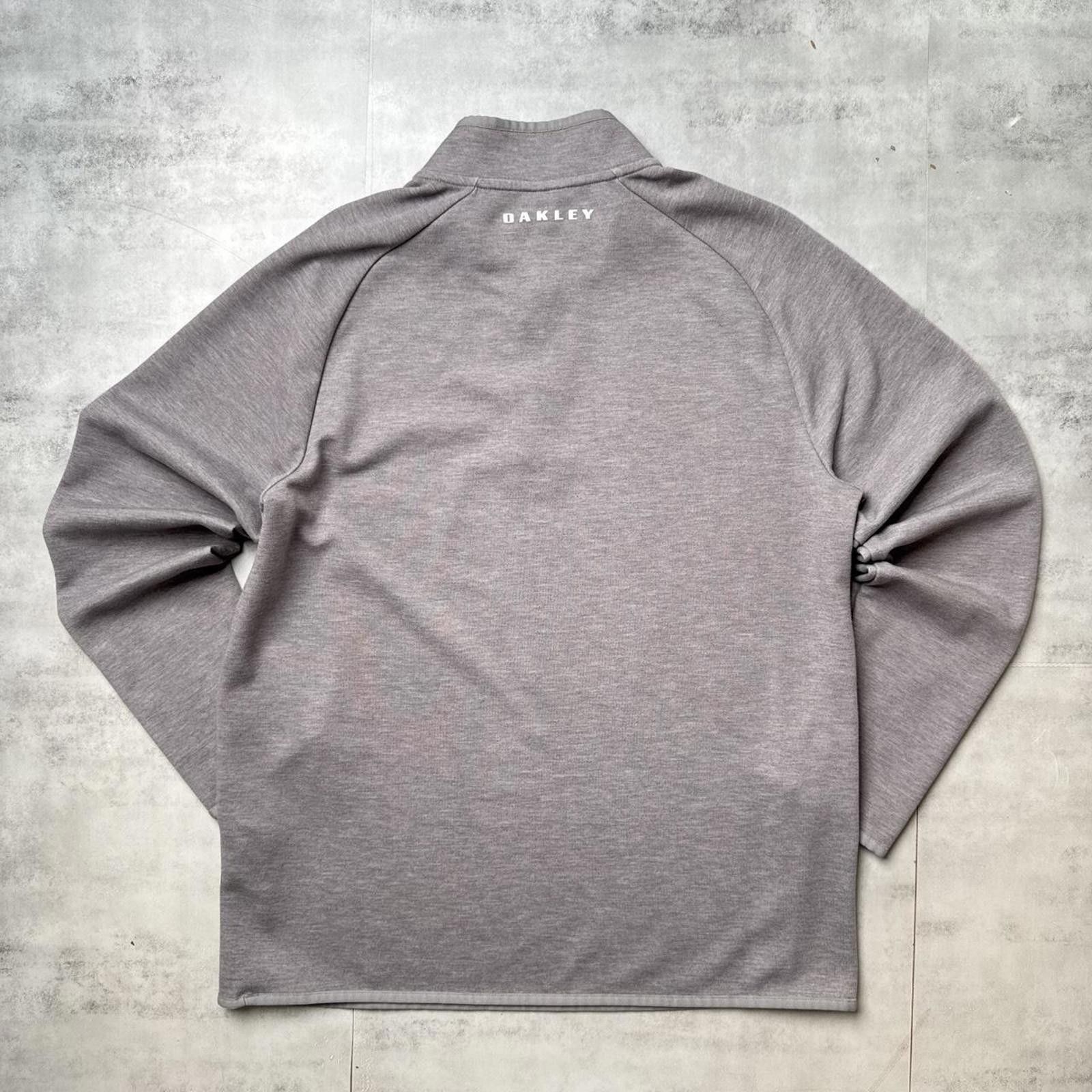 Oakley Y2K Oakley Grey Quarter Zip Up Jacket Size US S / EU 44-46 / 1 - 5 Thumbnail