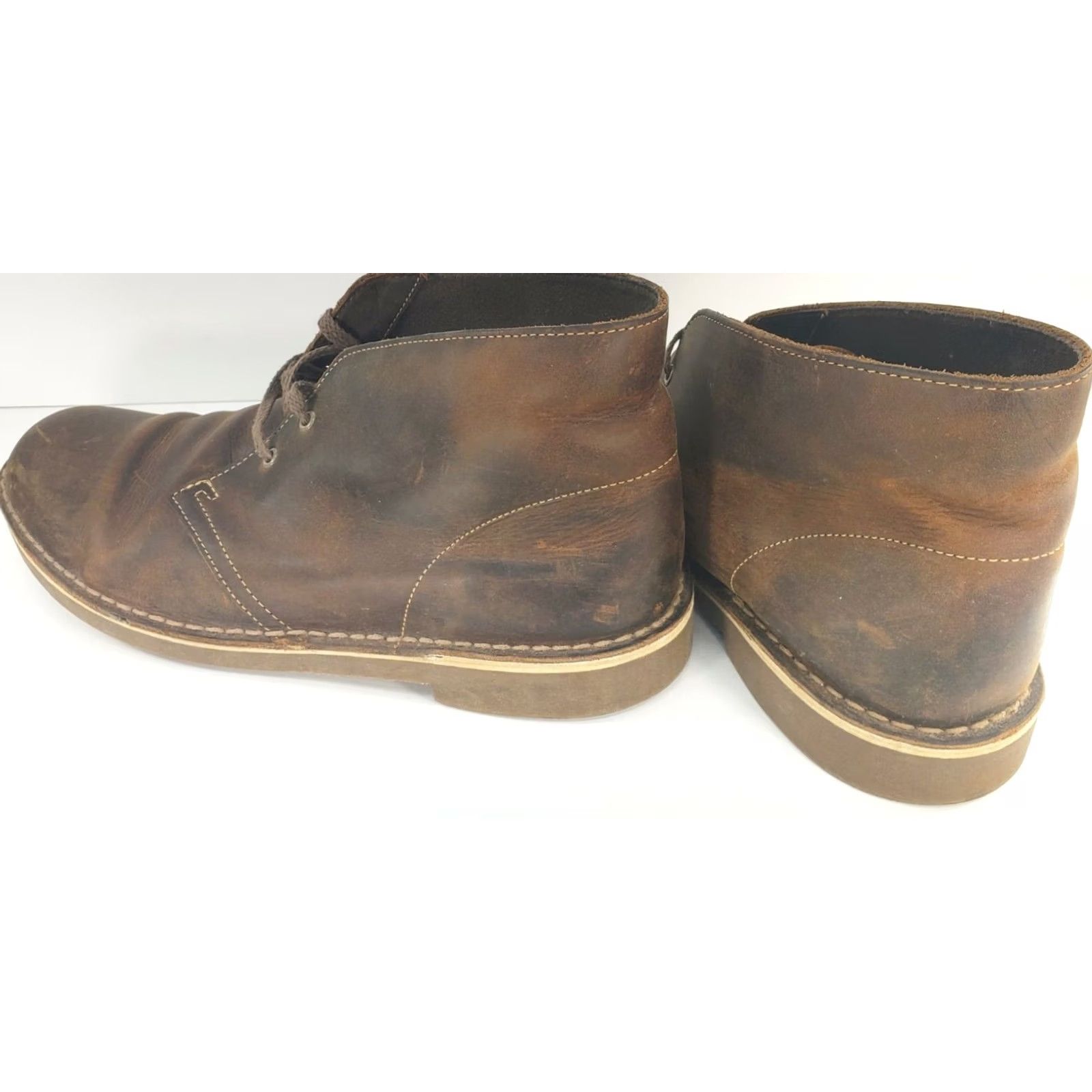 Clarks Collection by Clarks Bushacre 2 Desert Chukka Boot Mens 9M Beeswax Nubuck Finish Boots Mens 9 Size US 9 / EU 42 - 5 Thumbnail