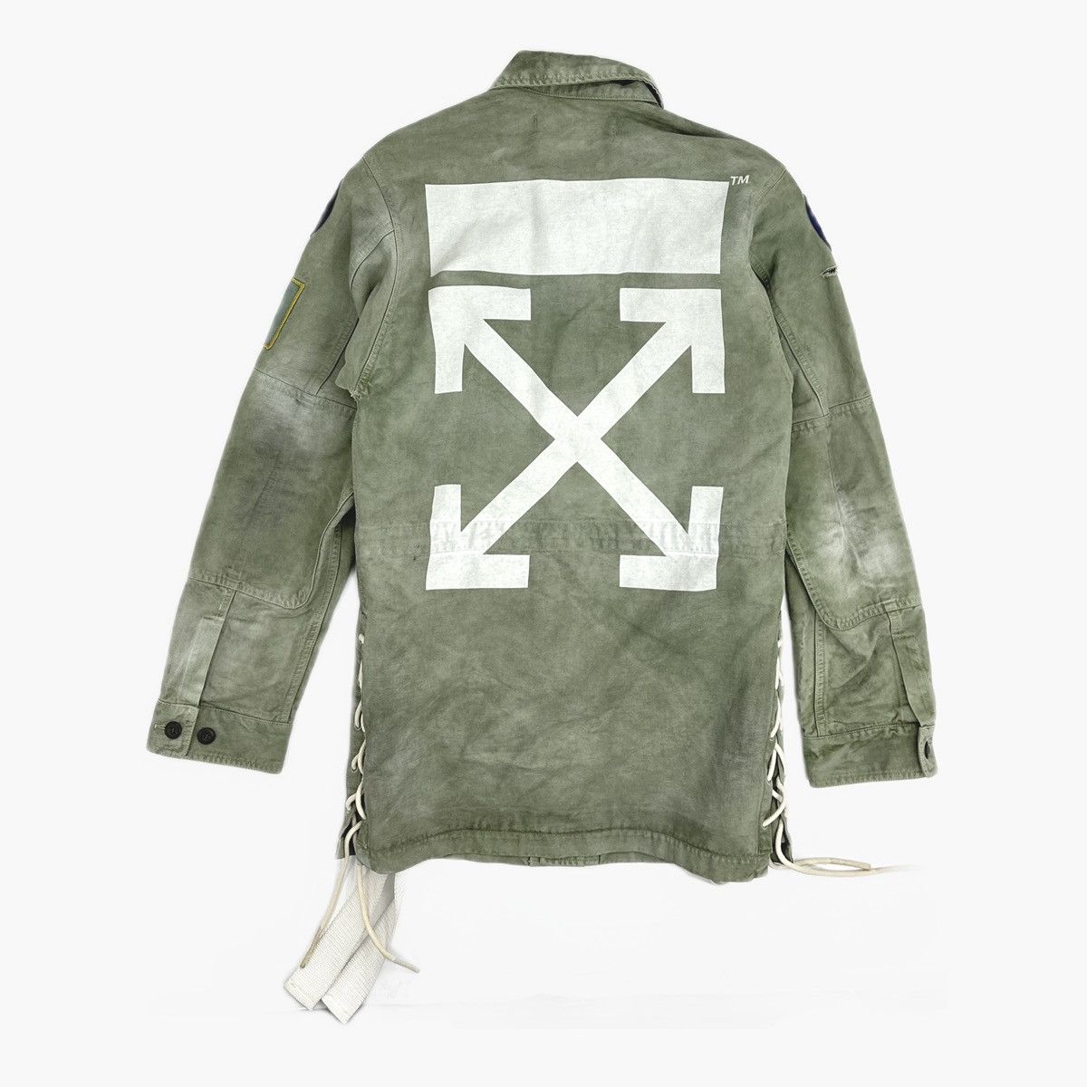 Off-White Off-White Patch Sleeve Military Jacket Size US XS / EU 42 / 0 - 2 Thumbnail