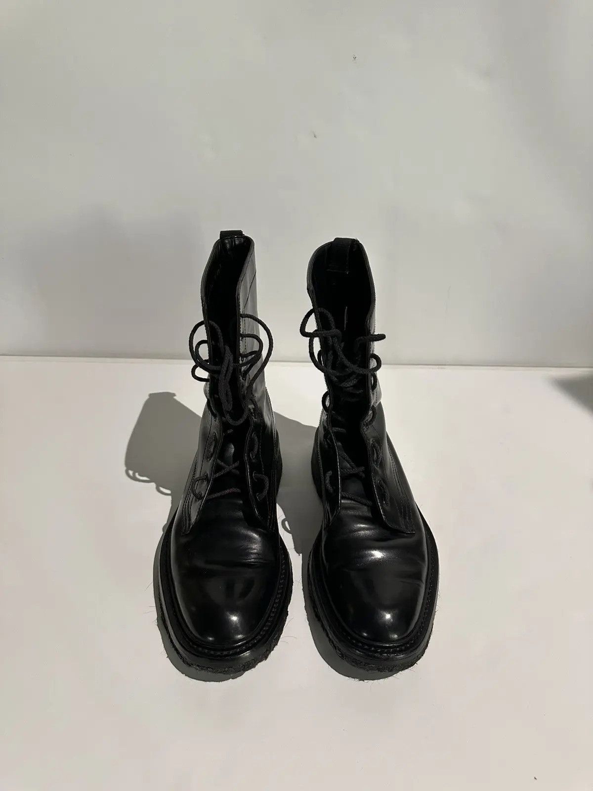 Dior Hedi Slimane Leather Boots Size US 8 / EU 41 - 3 Thumbnail