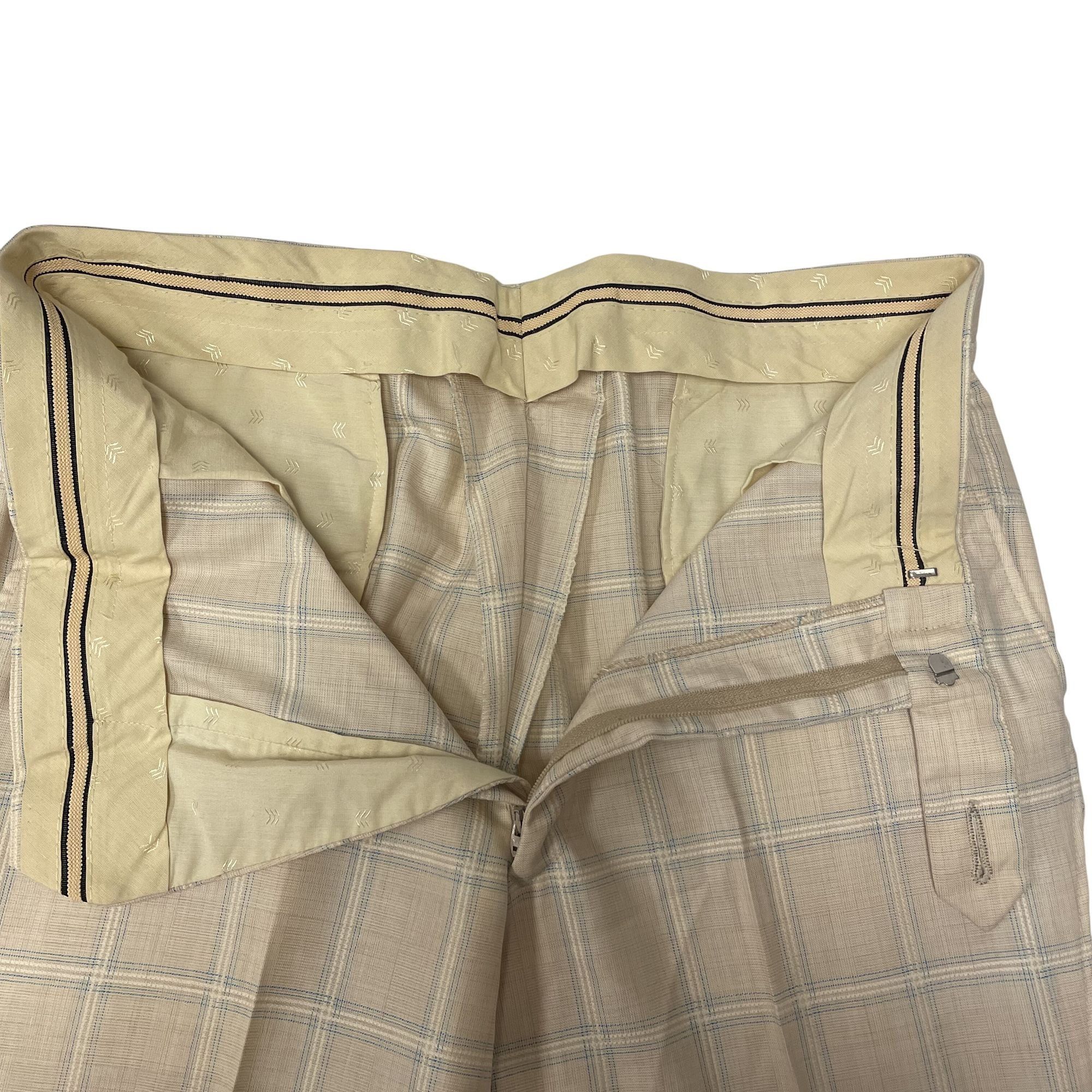 Other 2 pc Vtg Union Made OVERCHECK MoD Disco Bell Bottom Suit Size 38R - 17 Thumbnail