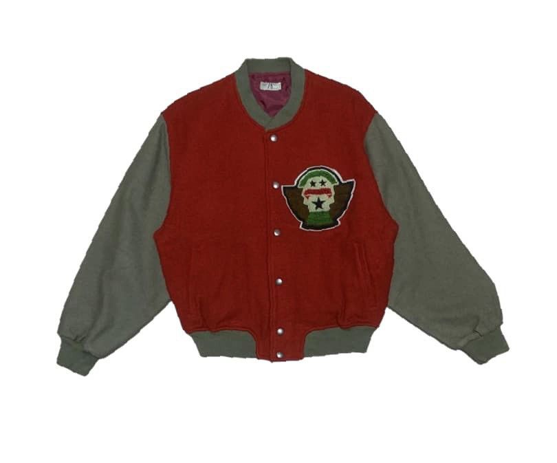 Japanese Brand Vintage 90s Wool Varsity Jacket By Old Days Blighter Size US M / EU 48-50 / 2 - 1 Thumbnail