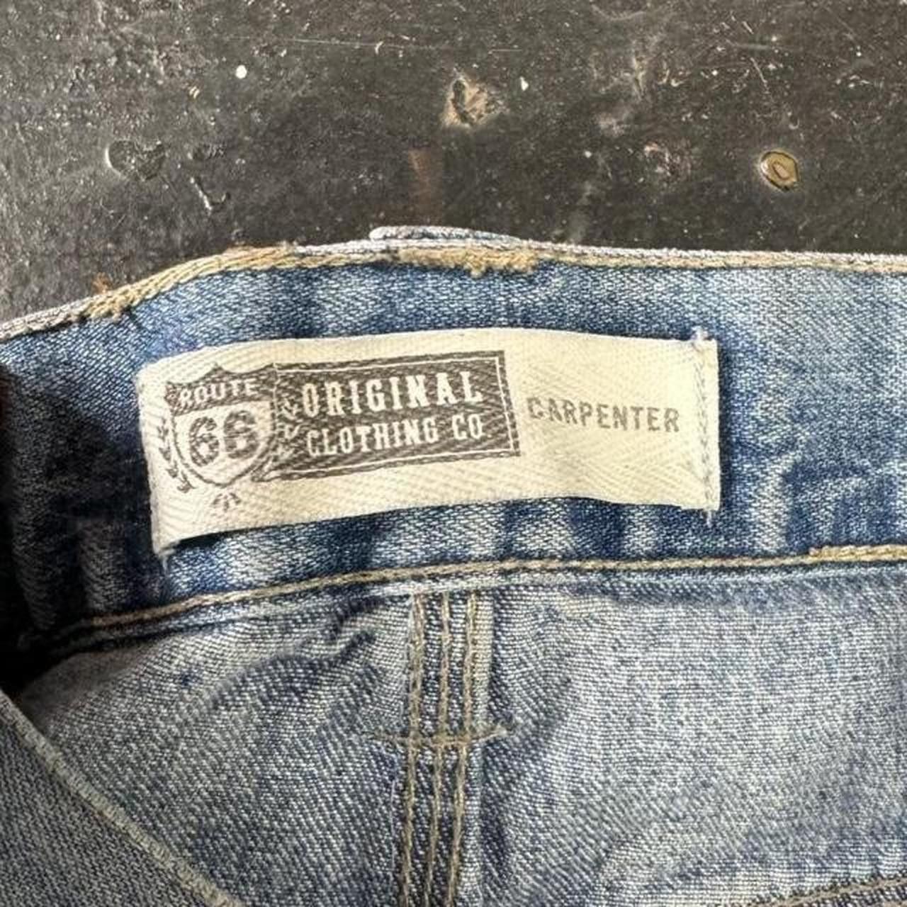 Route 66 Vintage 90s Route 66 Blue Denim Carpenter Jeans Size US 36 / EU 52 - 5 Thumbnail