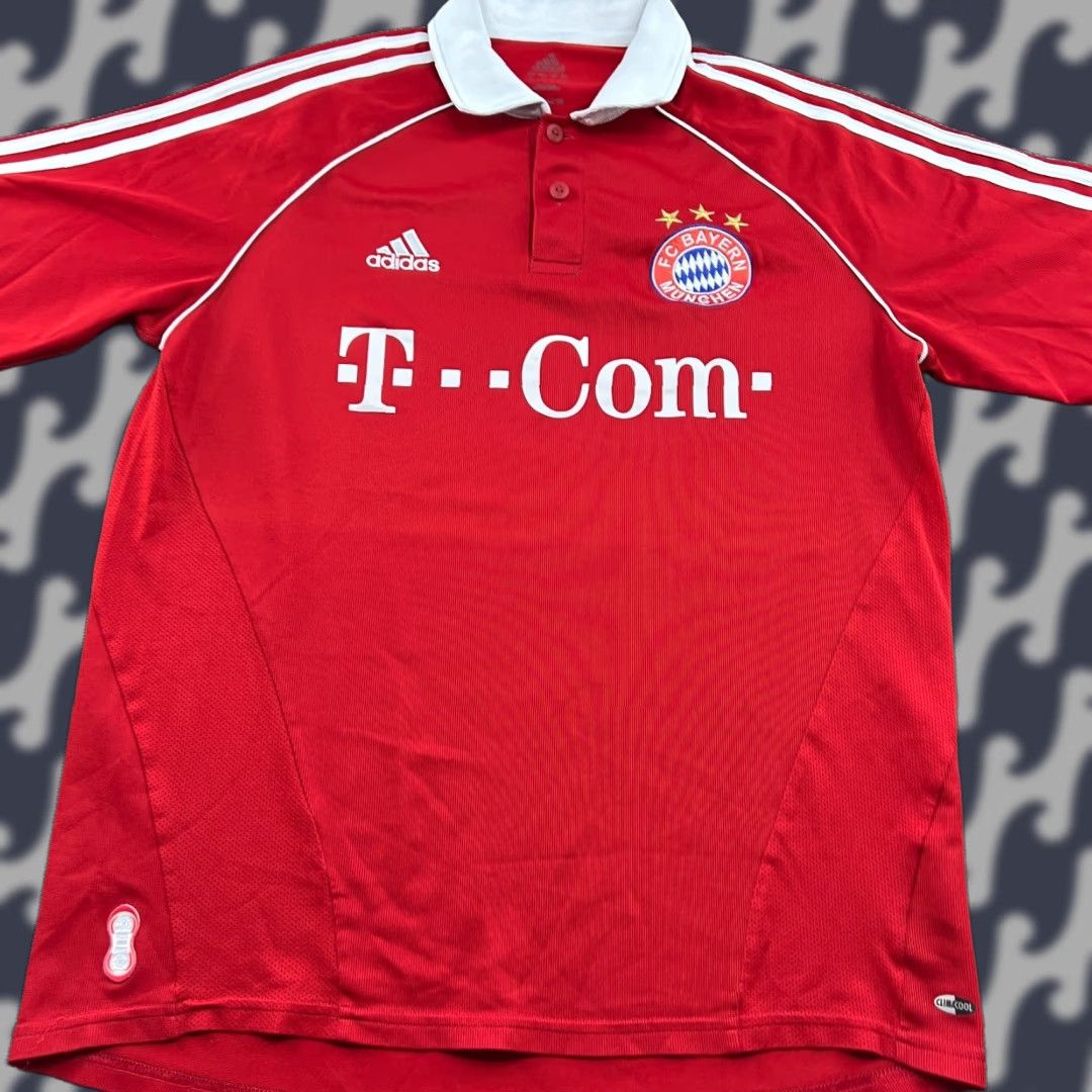 Adidas VINTAGE adidas Bayern Munich 2006 2007 Home Football Jersey Large Adidas Shirt Soccer Red Shirt Mens Large Red Jersey Football Adidas Size US L / EU 52-54 / 3 - 1 Thumbnail