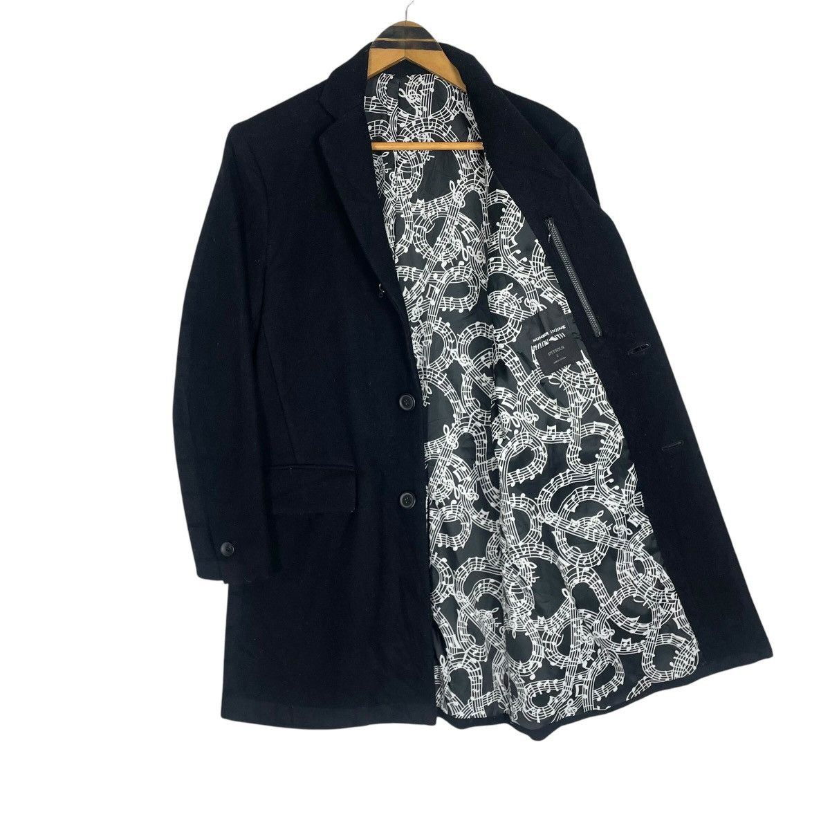 Number (N)ine Number (N)ine x Studios Musical Note Chester Coat Size US S / EU 44-46 / 1 - 7 Thumbnail